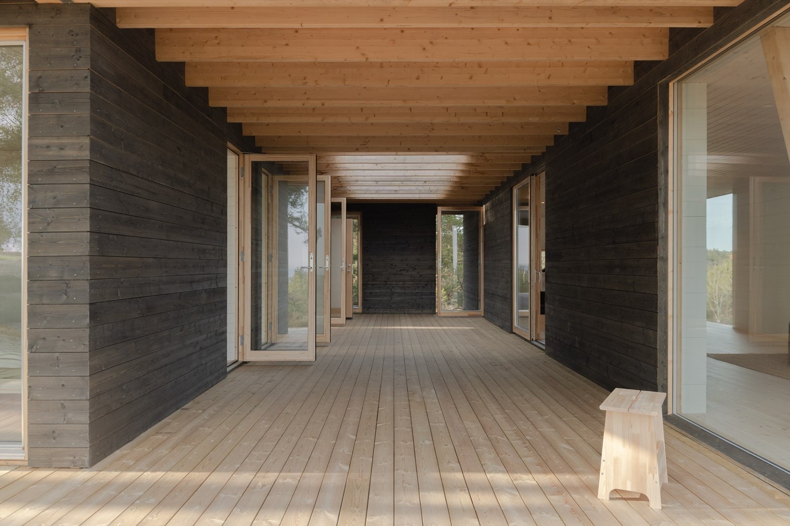 Planløsningen skaper en unik inne_ute-opplevelse Galleribilde