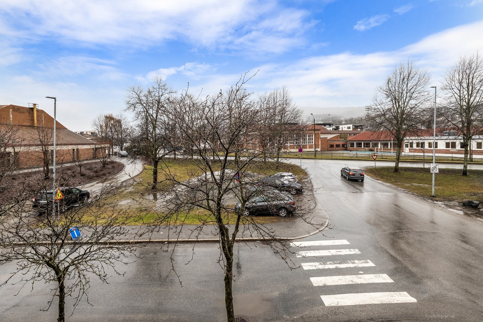 Utsikt fra terrassen Galleribilde