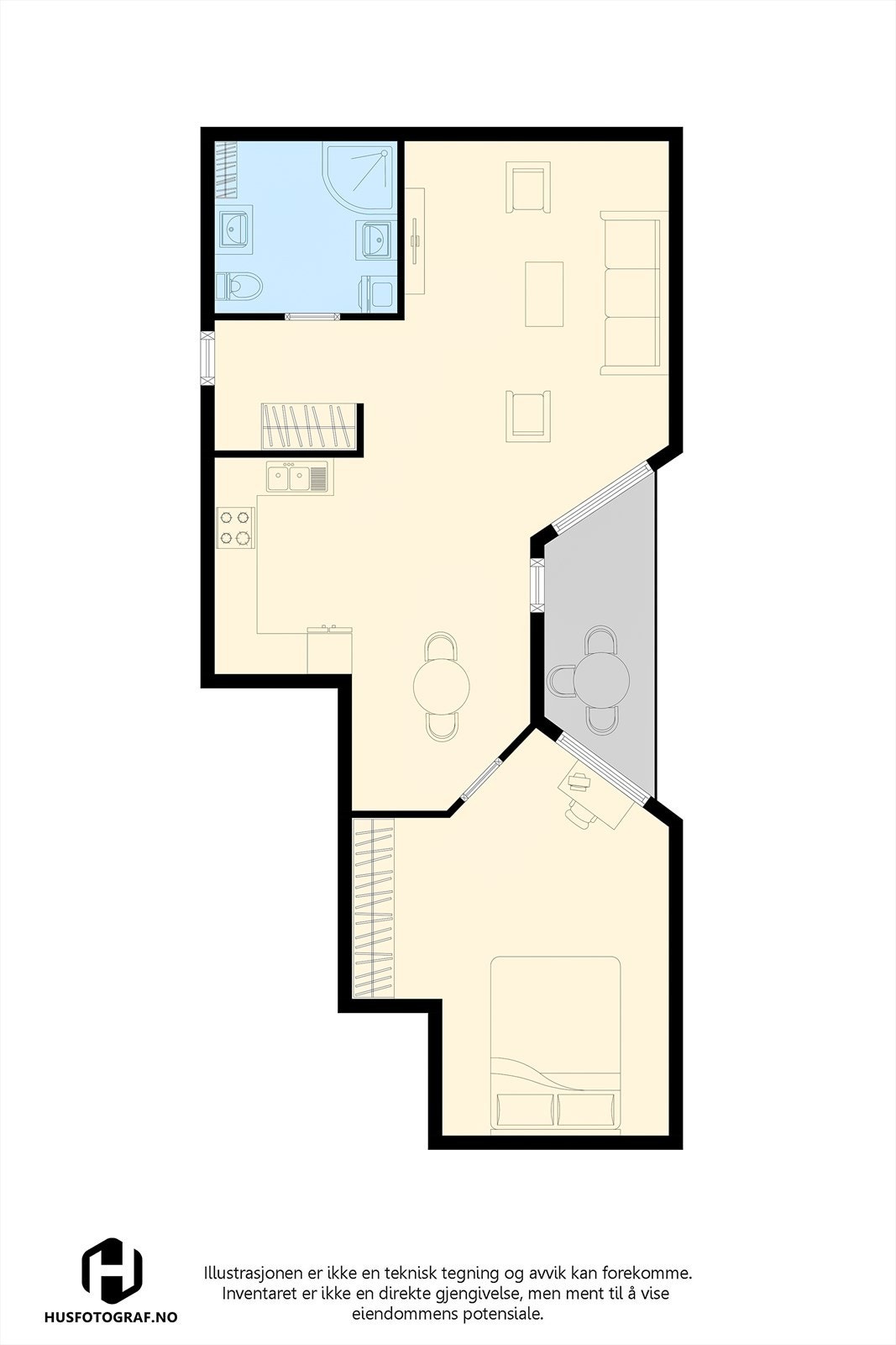 Plantegning Galleribilde