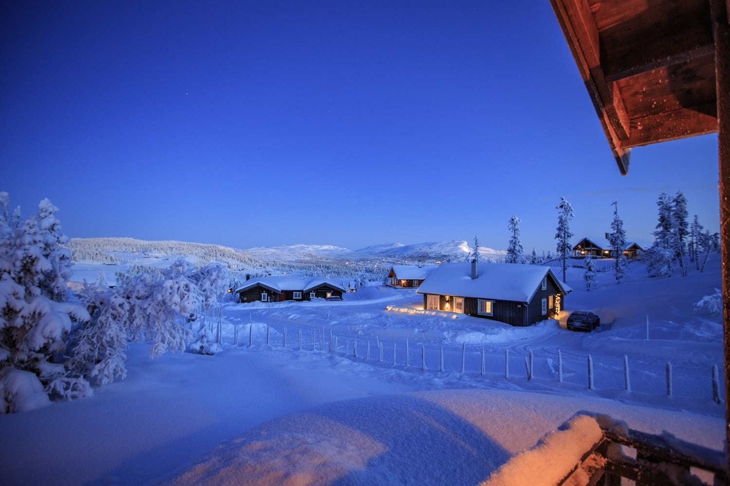 En tiltalende fritidsbolig med flott utsikt Galleribilde
