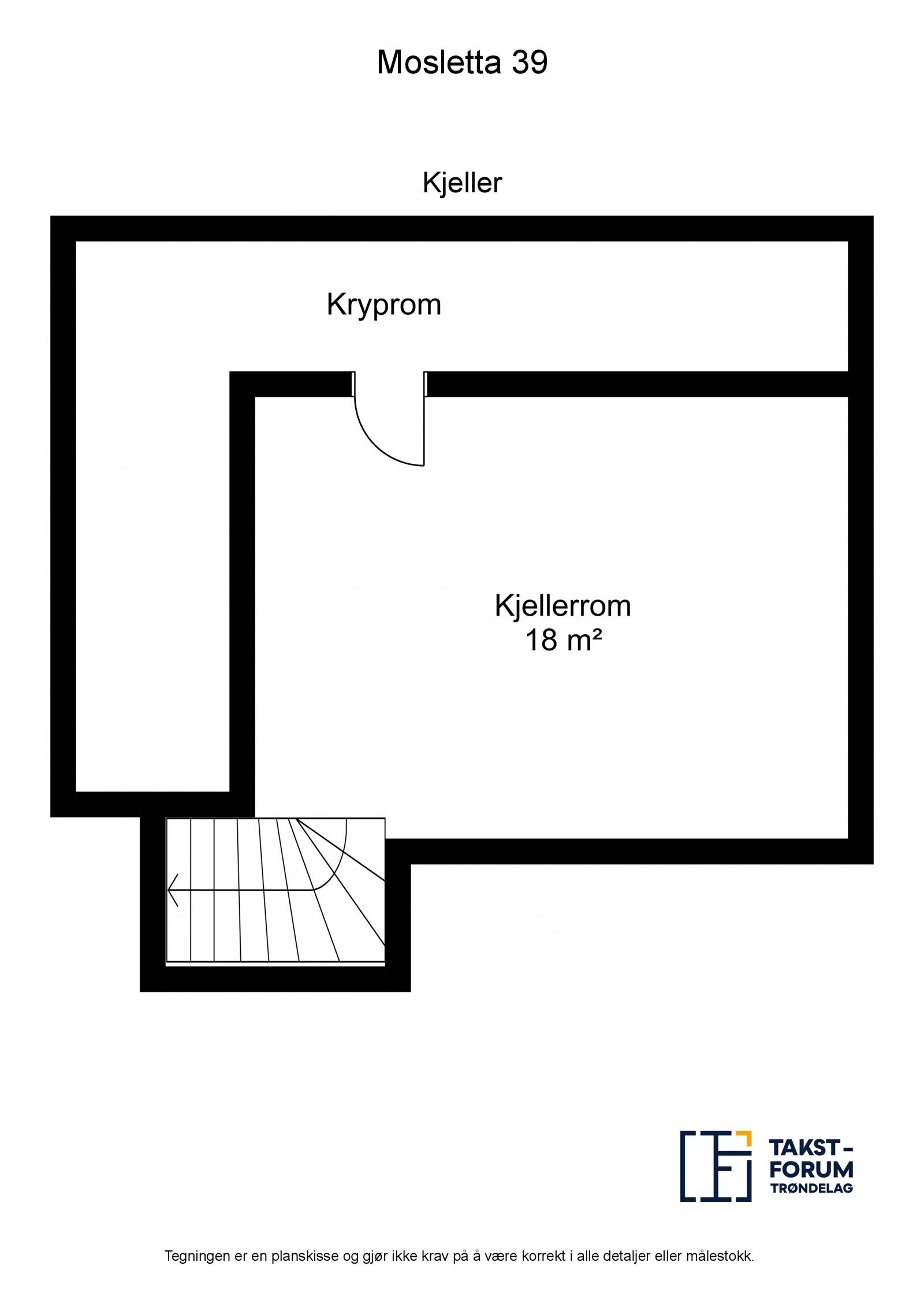 Plantegning kjeller Galleribilde