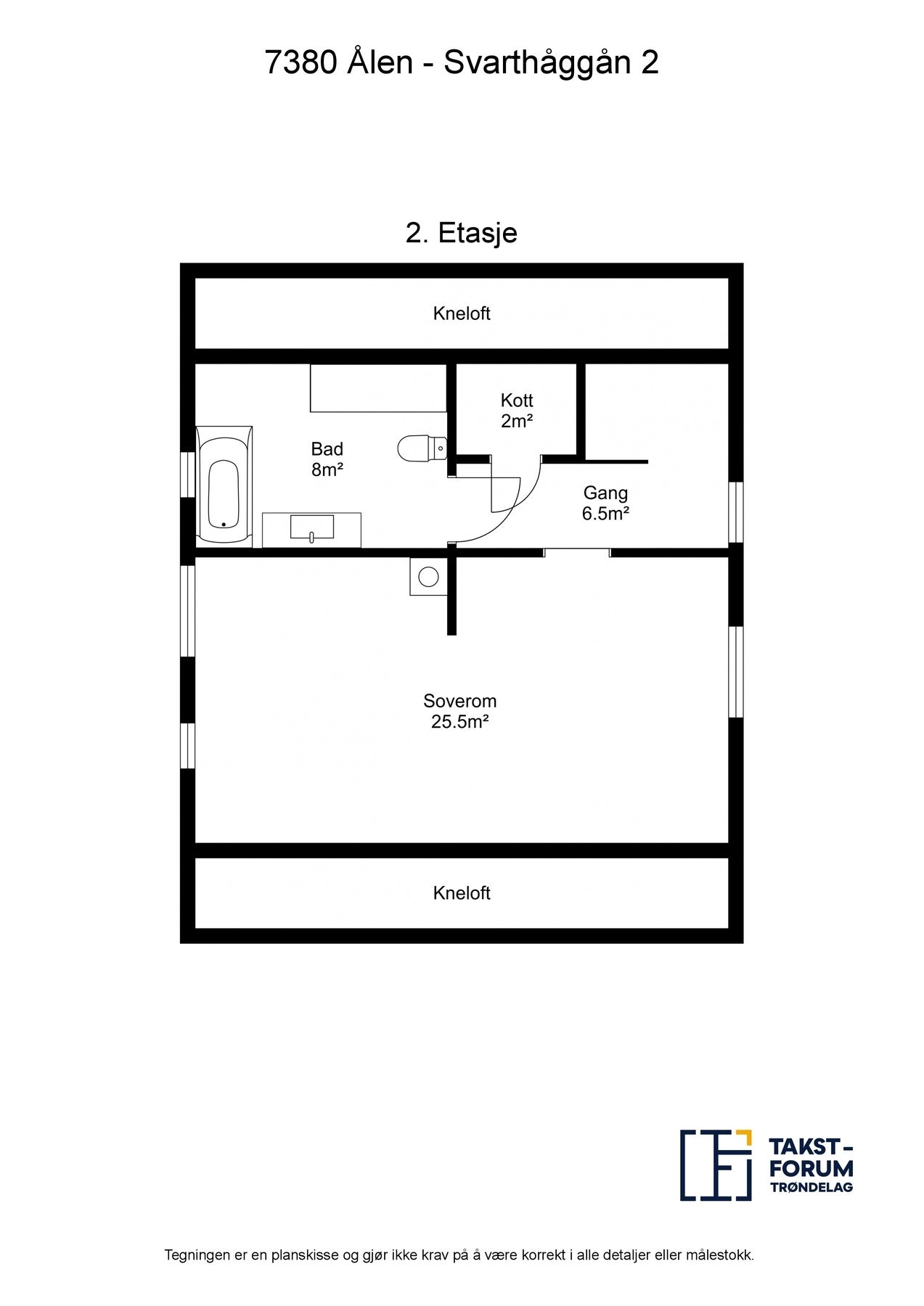 Planskisse 2.etasje. Galleribilde