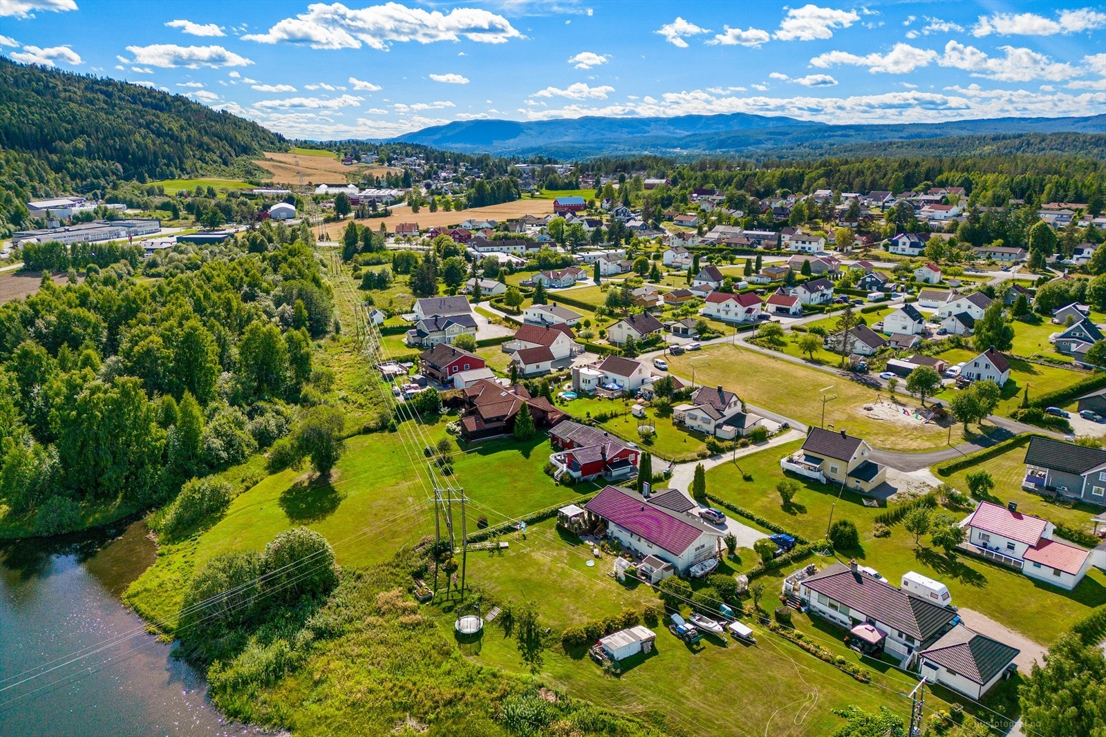 Dronefoto Galleribilde