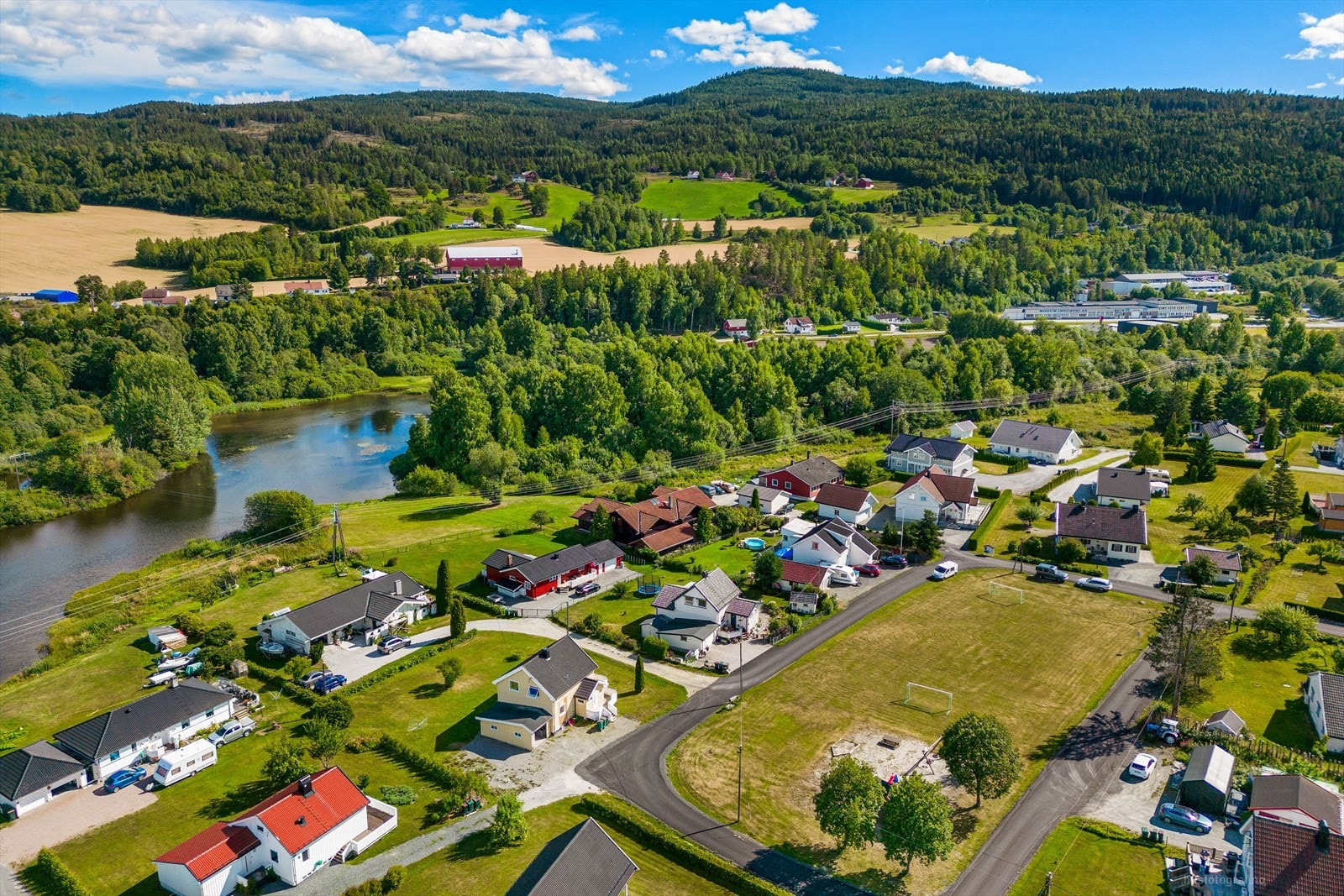 Dronefoto Galleribilde