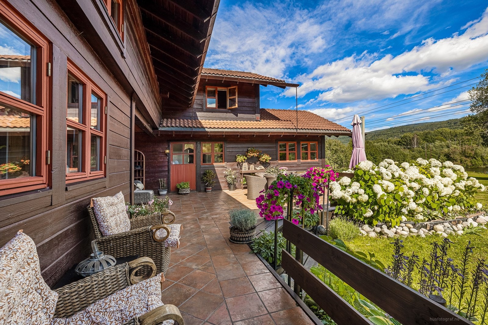 Terrassen er helt usjenert Galleribilde