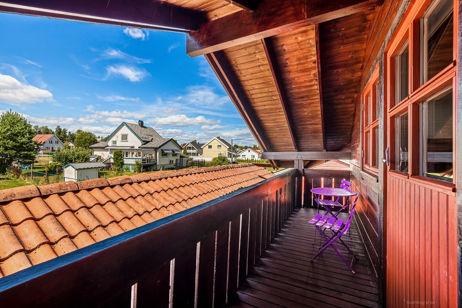 Boligen har totalt 4 verandaer Galleribilde