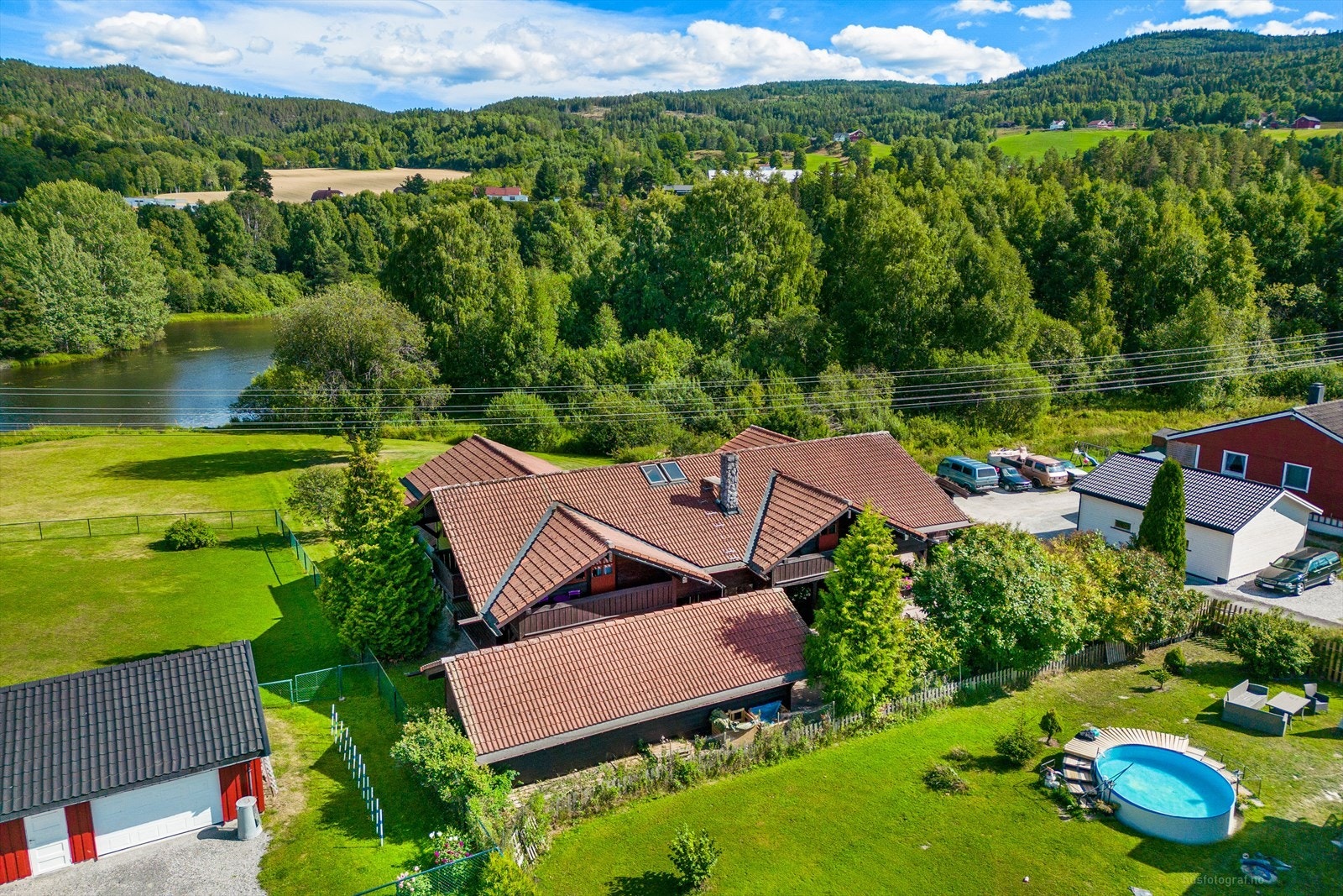 Dronefoto Galleribilde