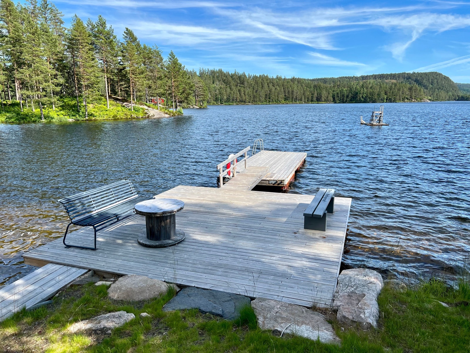 Badebrygge Galleribilde