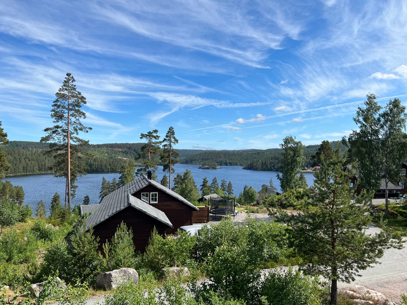 Utsikt fra hytta Galleribilde