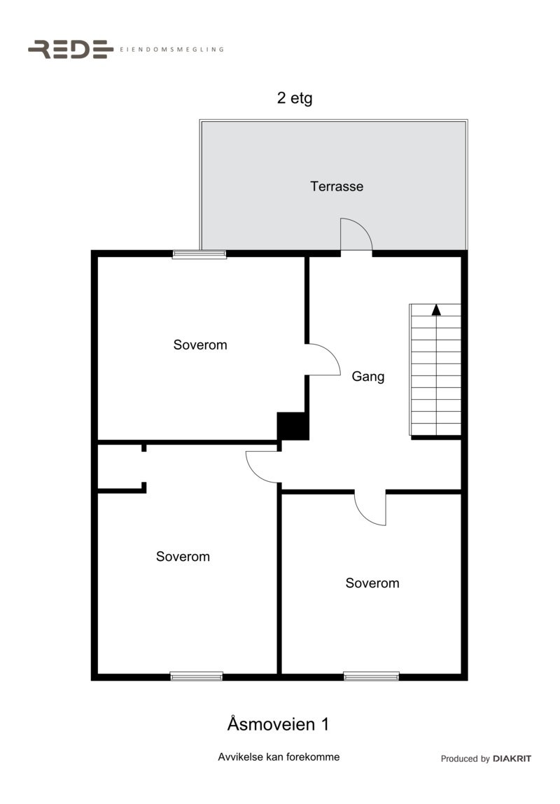 Planløsning over 2. etg. Galleribilde