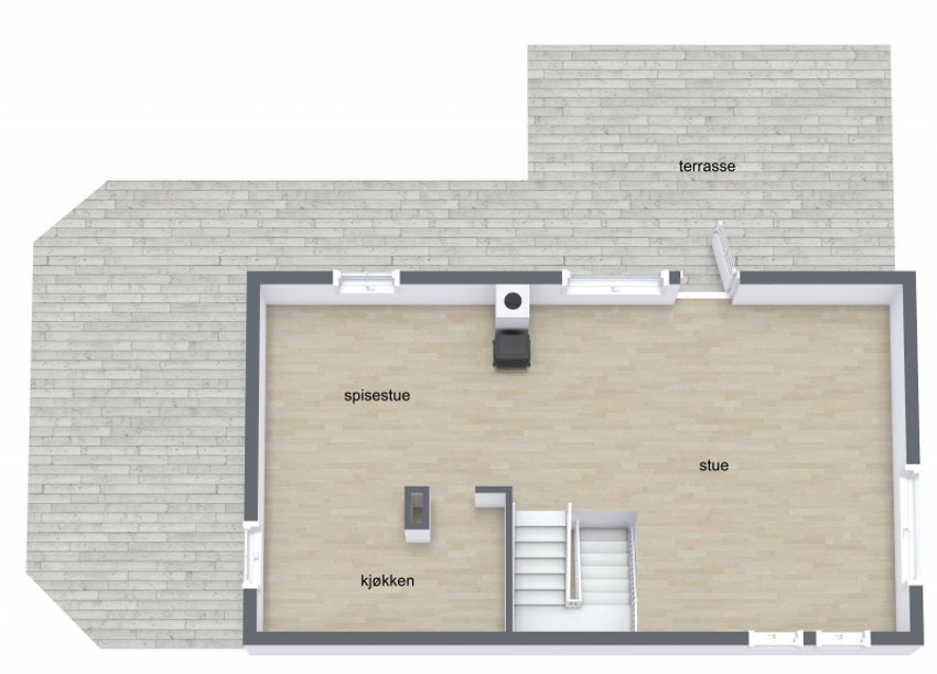Plantegning Galleribilde
