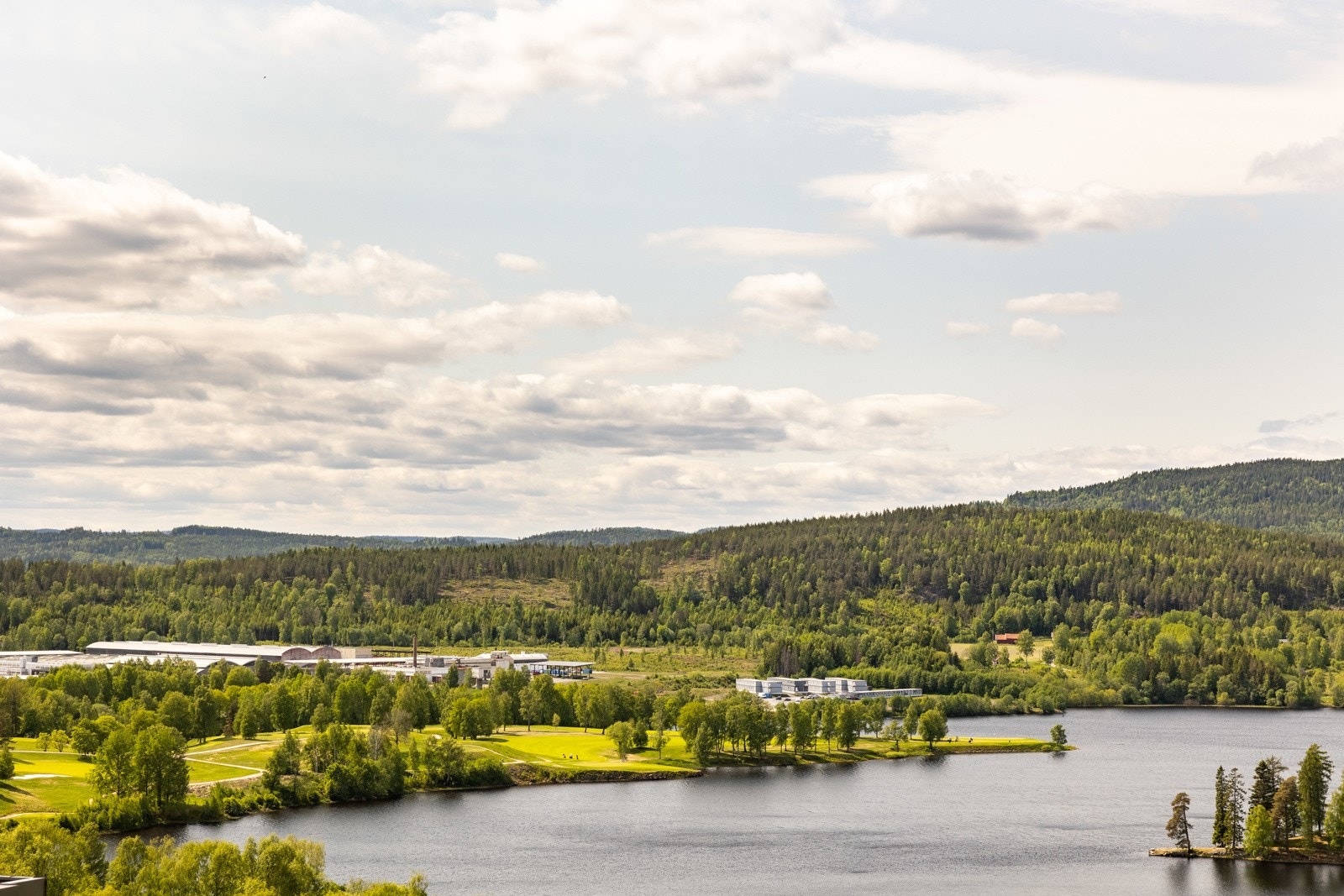 Utsikt utover Bogstadvannet. Galleribilde