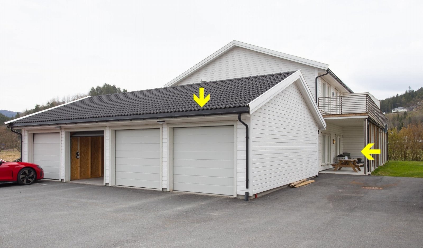 Garasje-plass medfølger i fellesanlegg Galleribilde