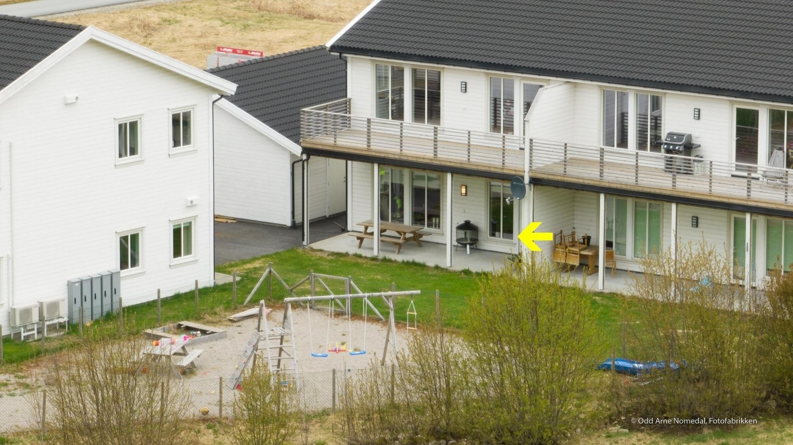 Fremside med hage Galleribilde