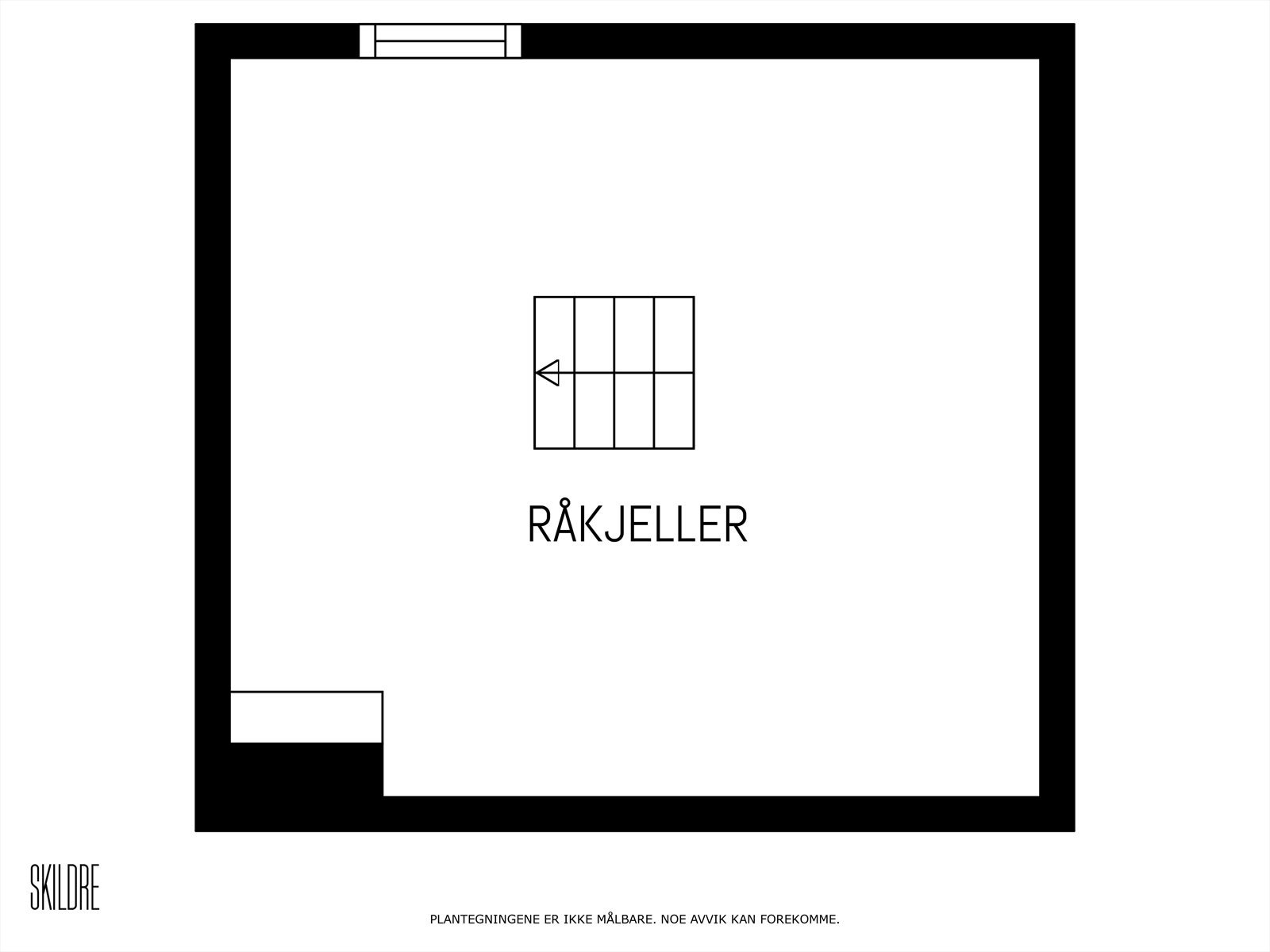 Plantegning kjeller. Galleribilde