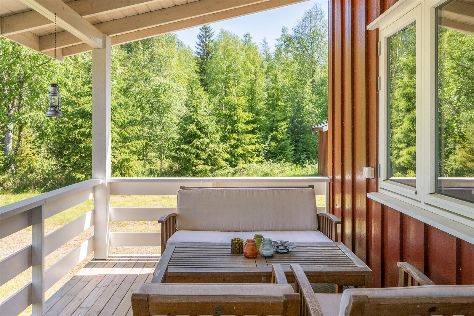 Dels overbygget del av terrassen. Galleribilde