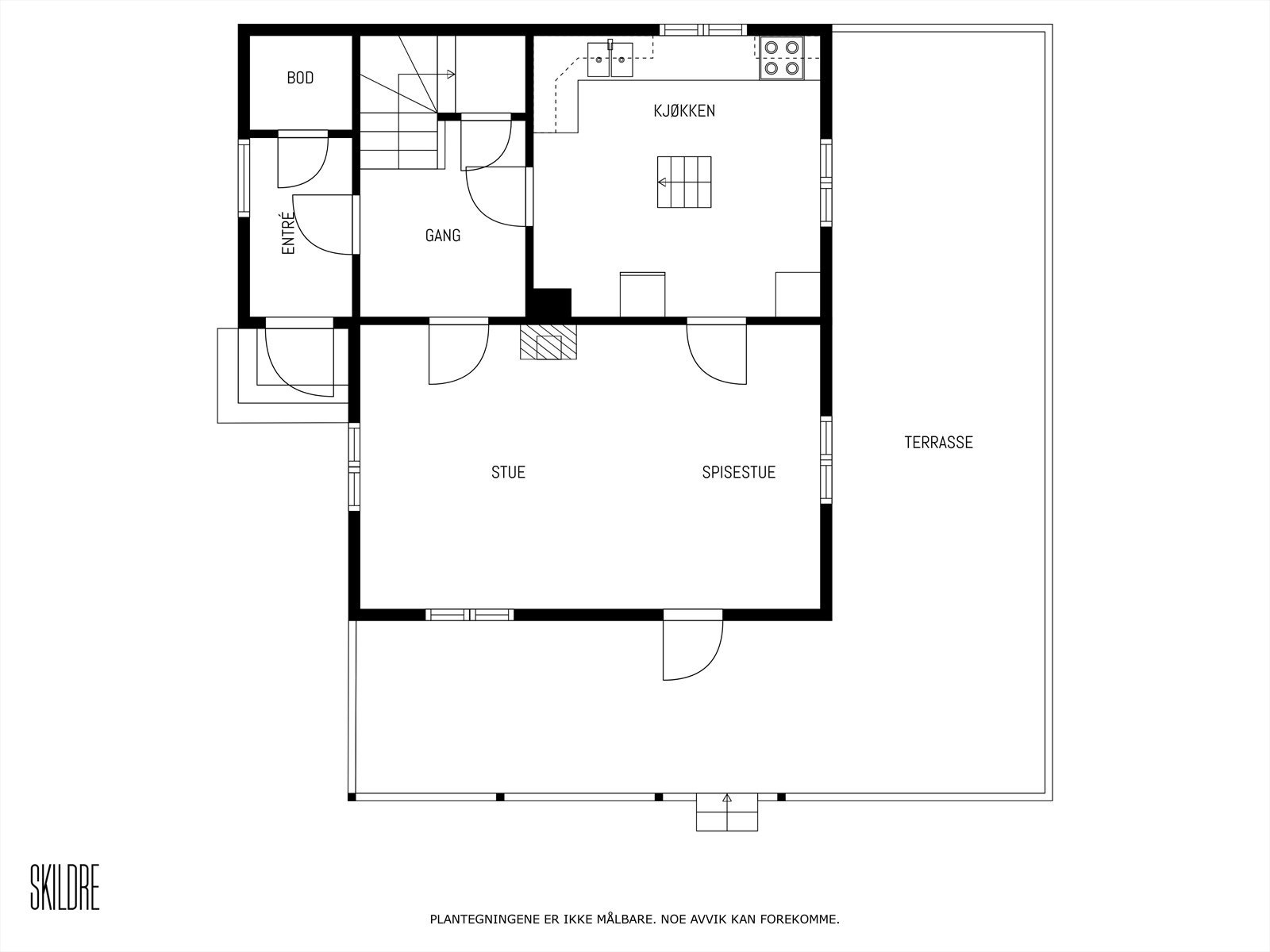 Plantegning 1.etasje. Galleribilde