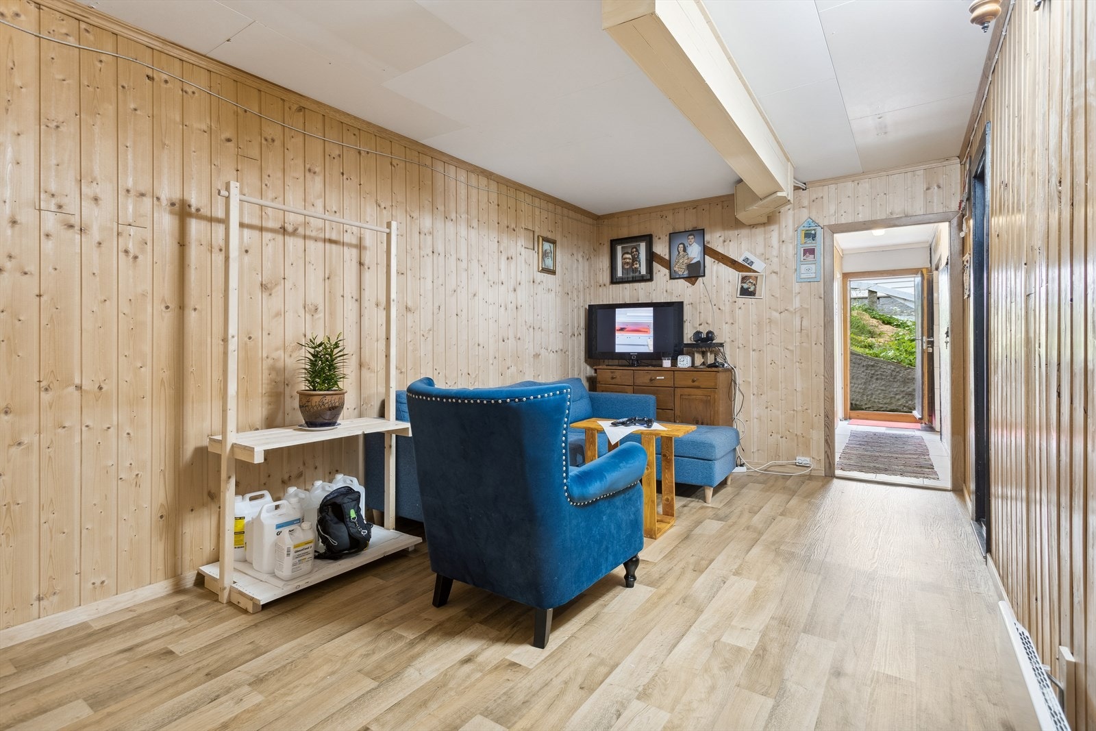 Stue i mellomgang - her er plassen godt utnyttet! Galleribilde