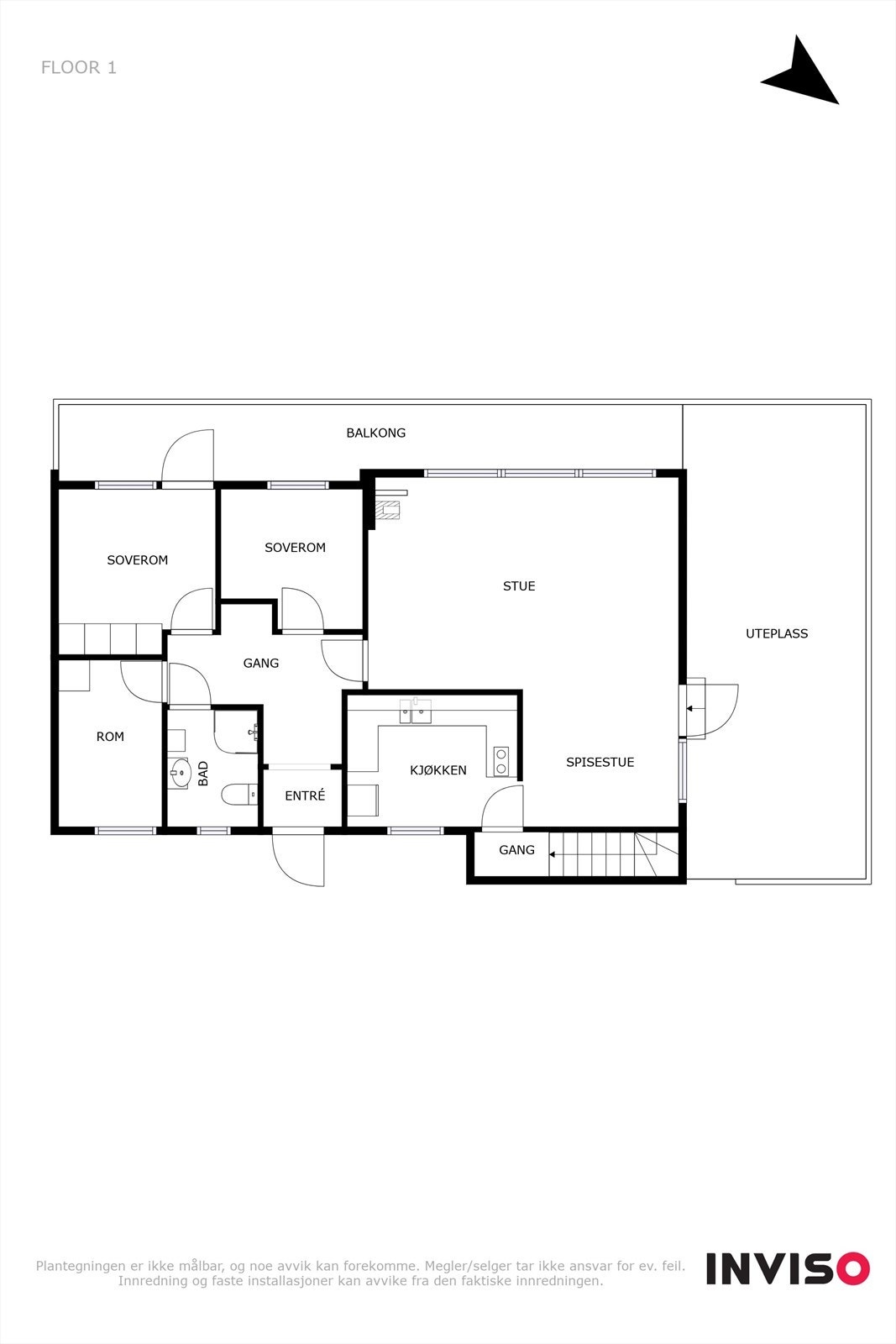 Velkommen inn til 1. etasje! Galleribilde