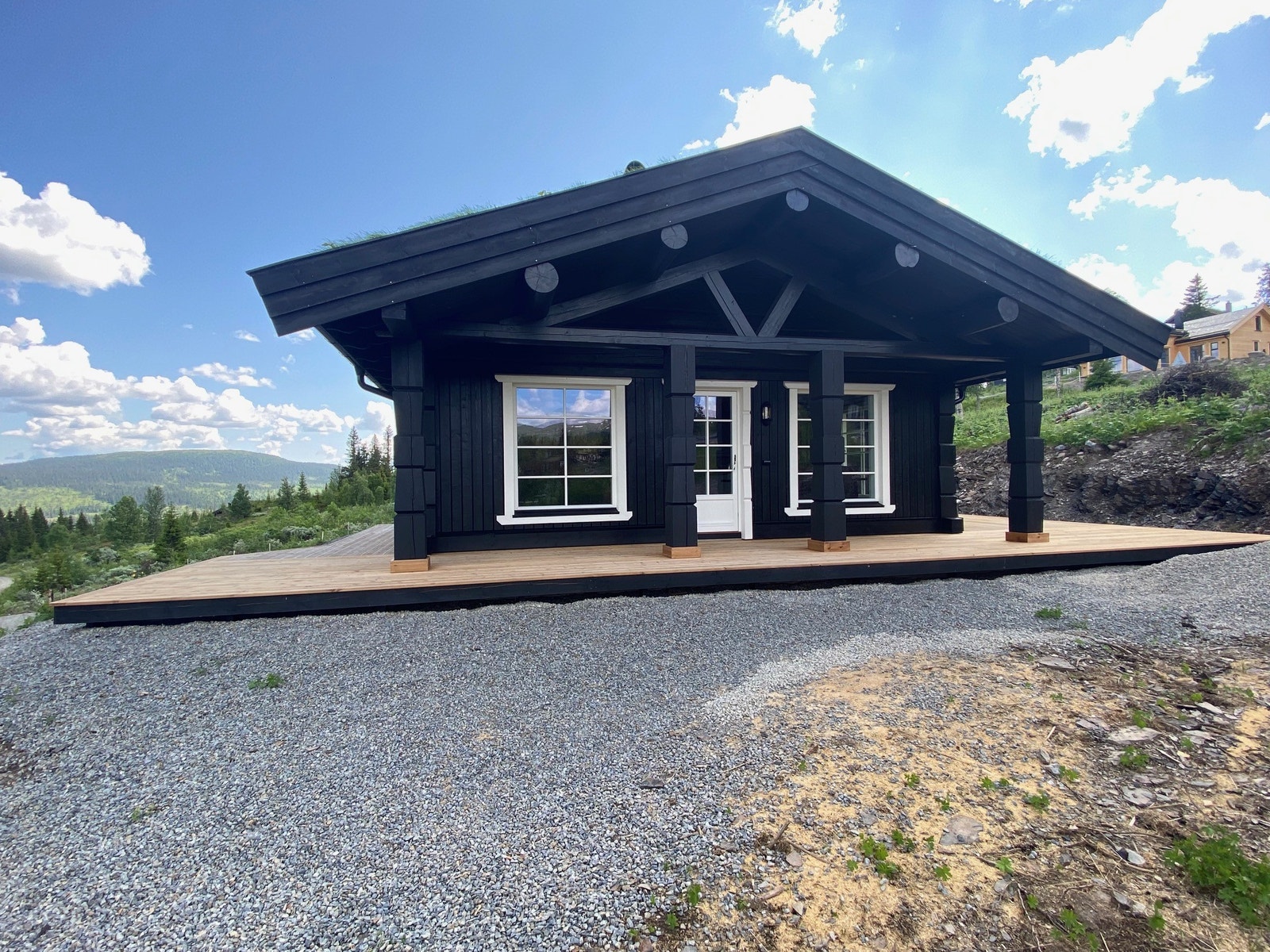 Overbygd terrasse Galleribilde