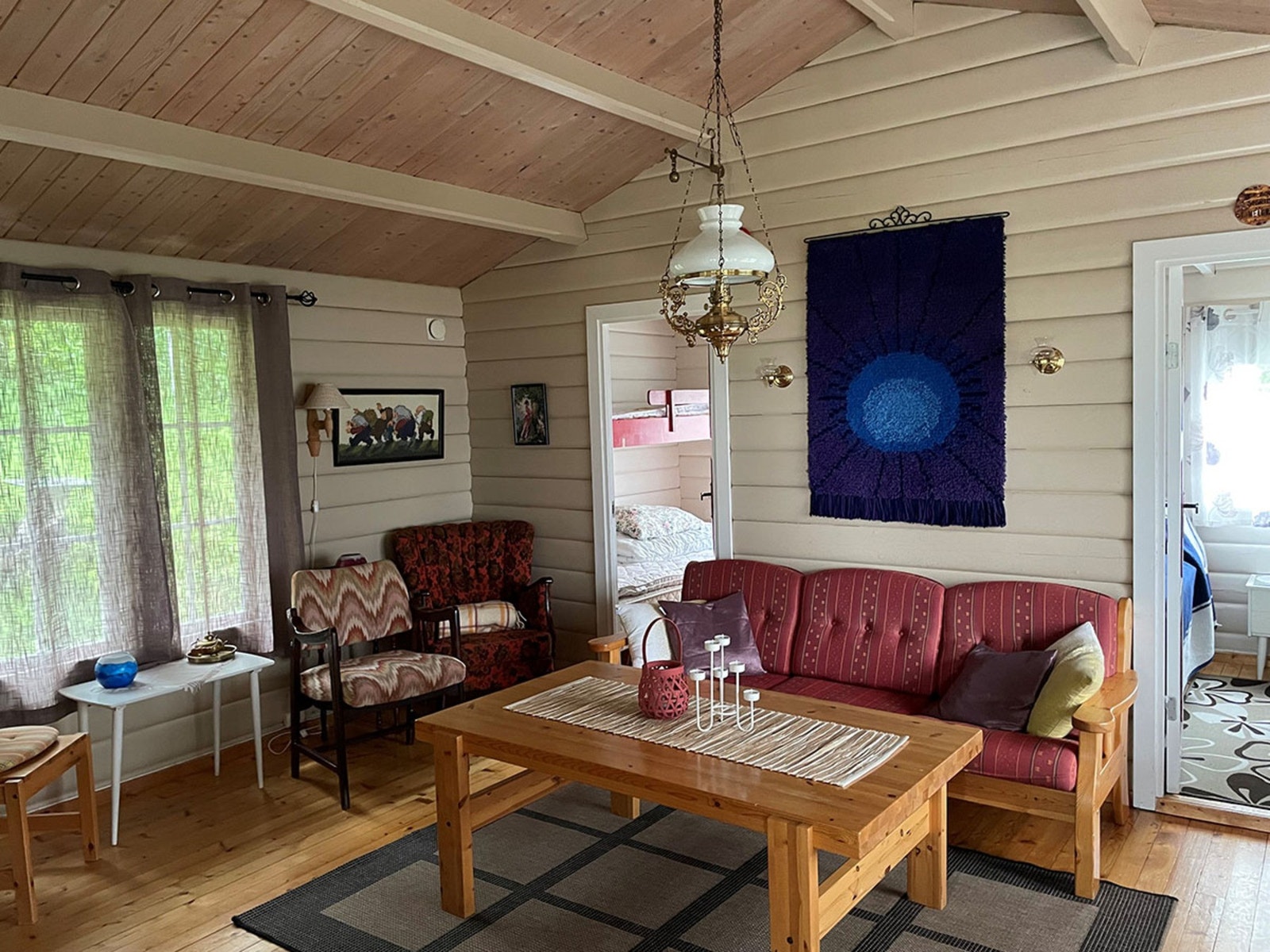 Lysmalt panel Galleribilde