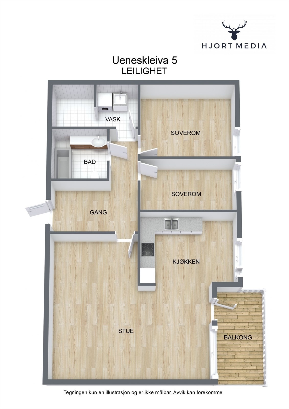 Plantegning Galleribilde