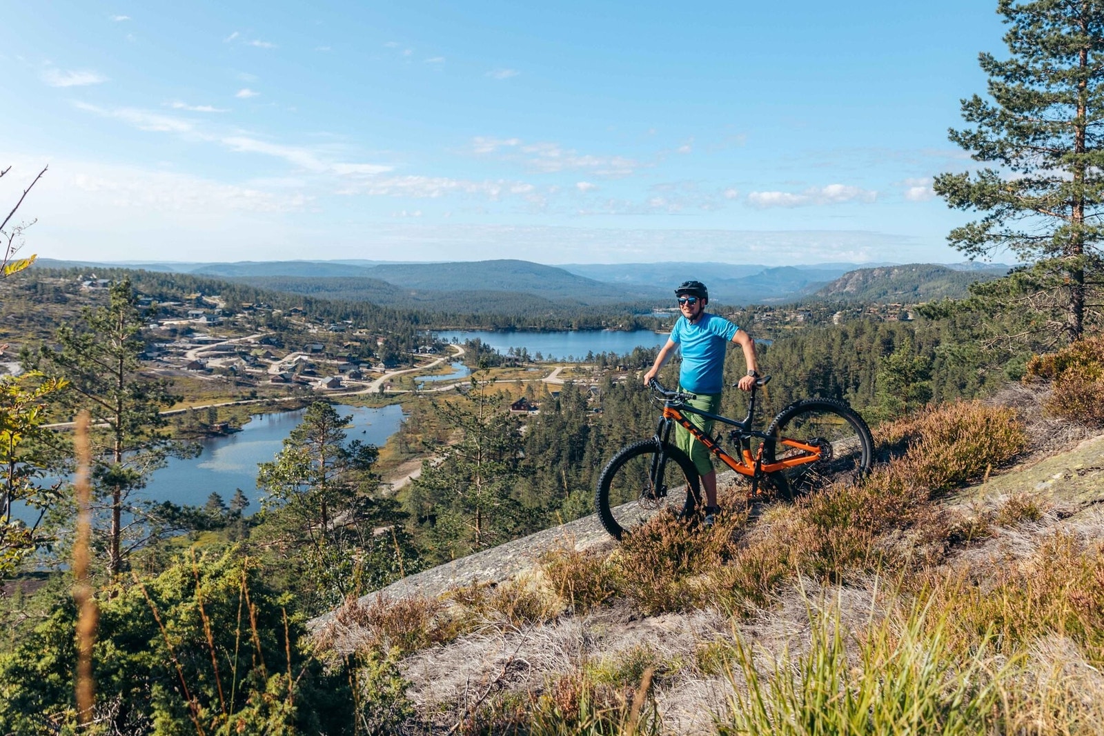 Utsikt mot tomteområdet Galleribilde