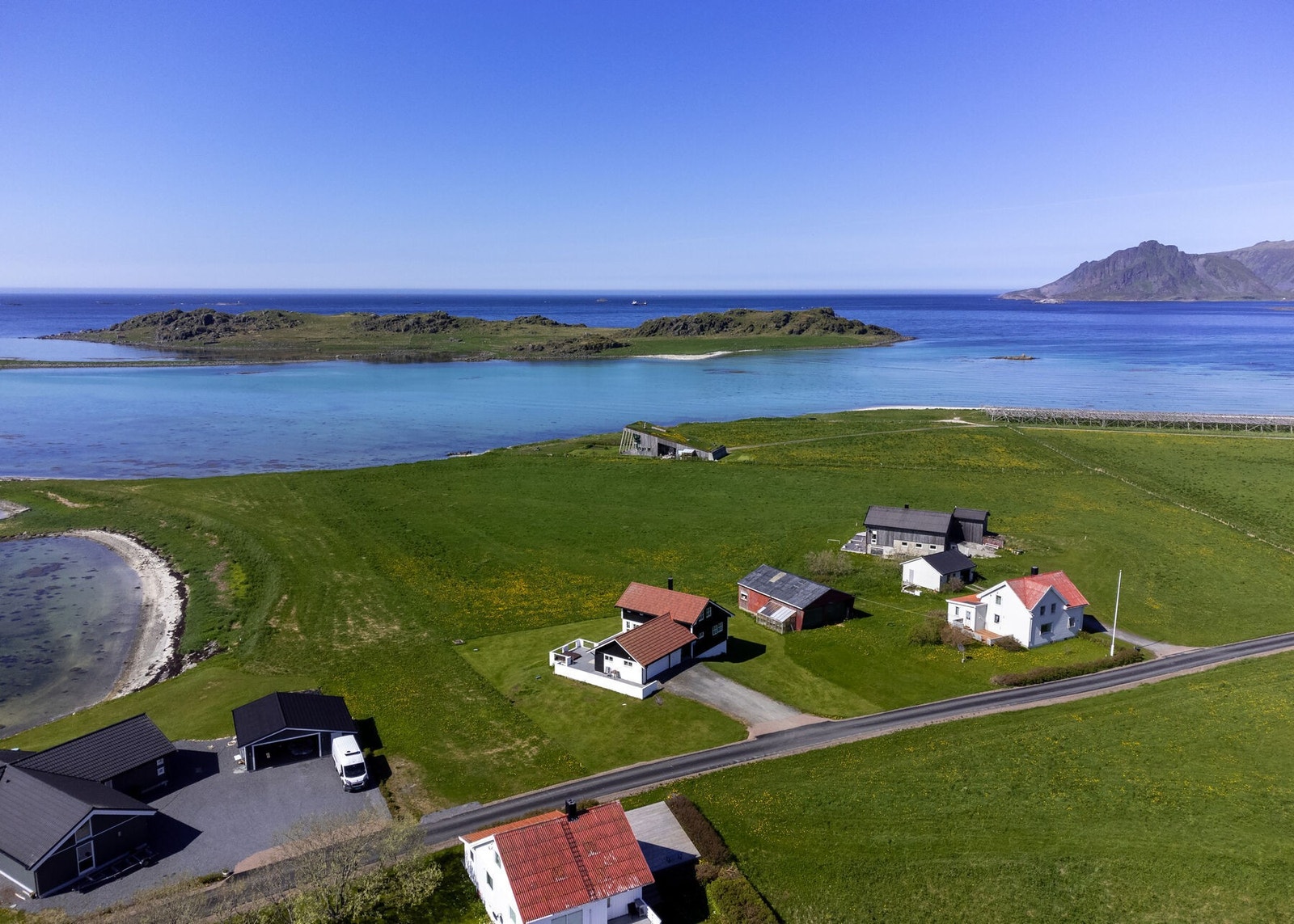 Eiendommen sett fra lufta Galleribilde
