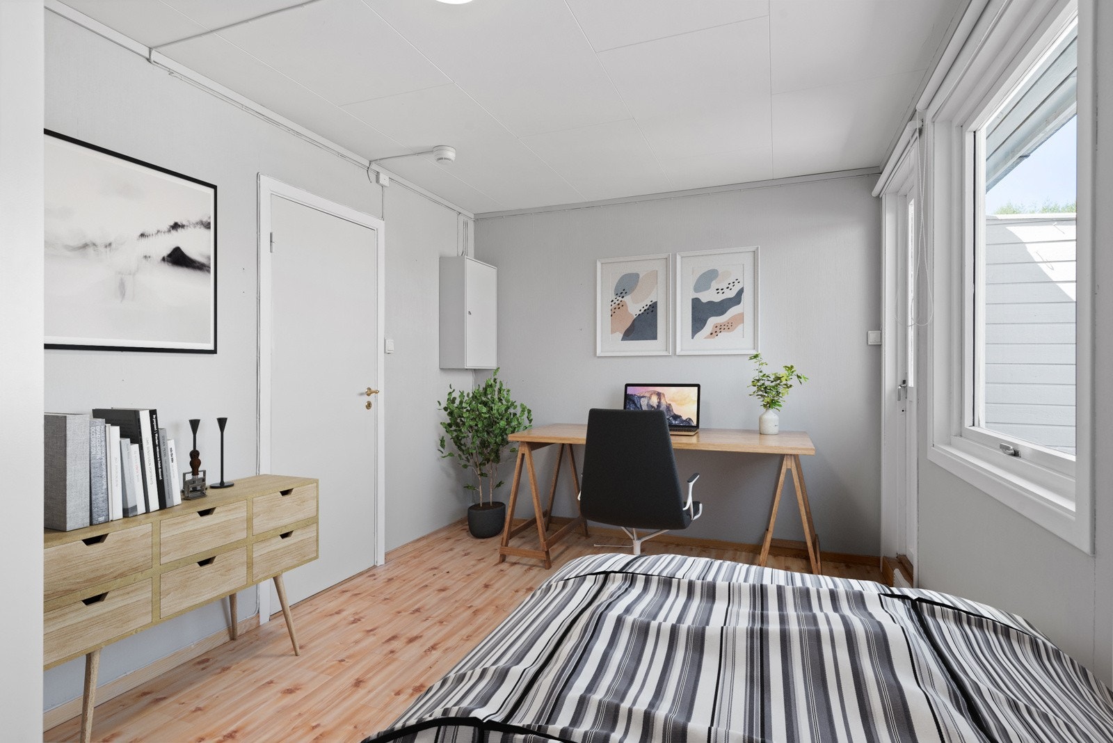 Soverom - Fra soverommet er det utgang til takterrassen Galleribilde