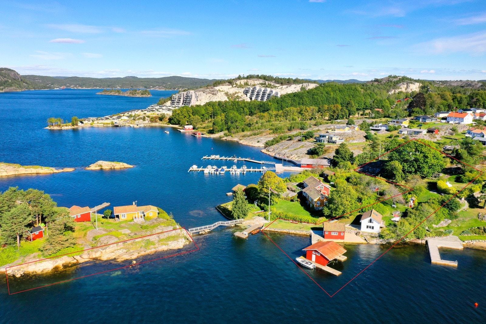 Bilde hvor det er tegnet inn området som kalles "Stripa". (dette er ingen grensbeskrivelse) Galleribilde