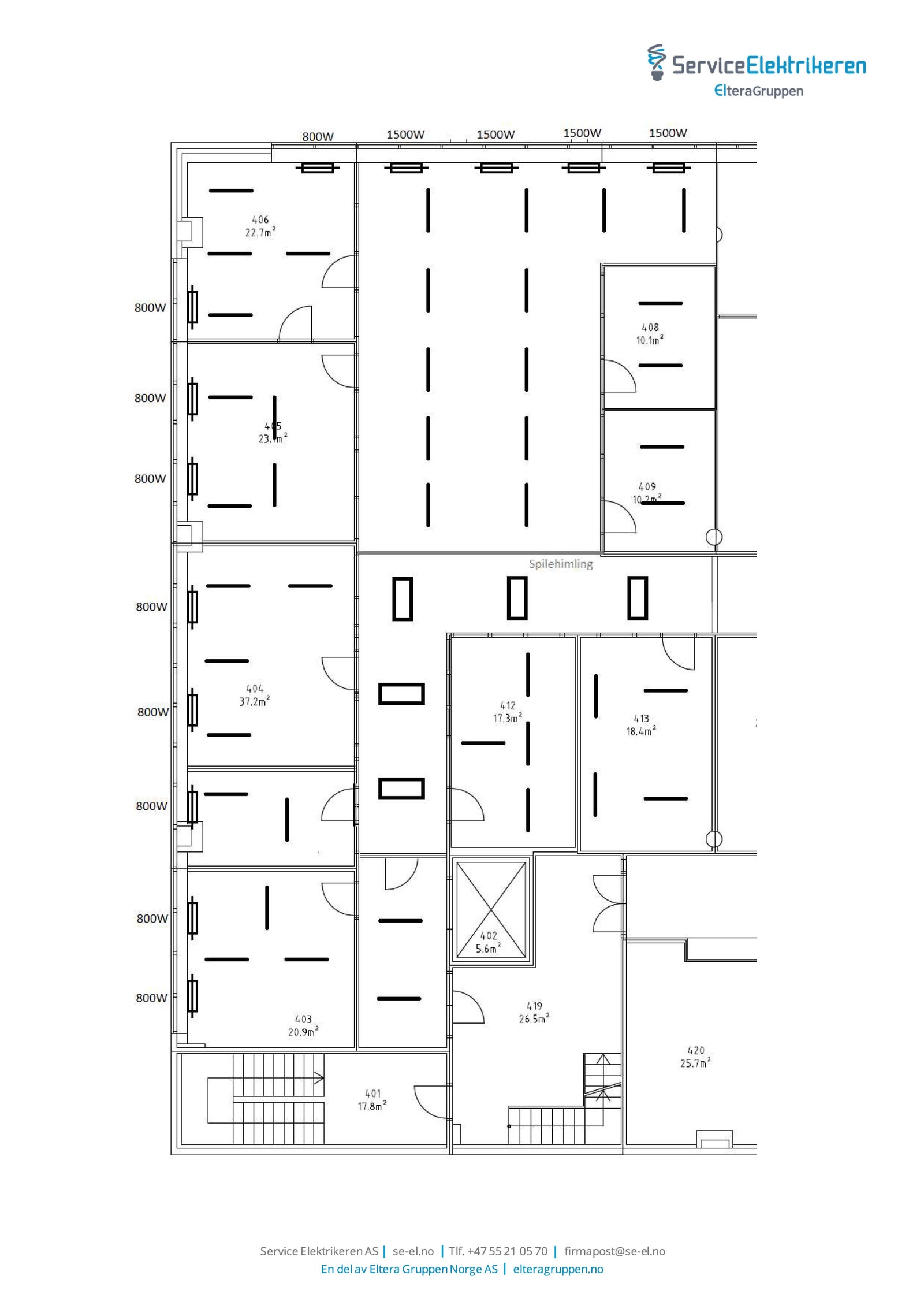 Arealtegning Galleribilde