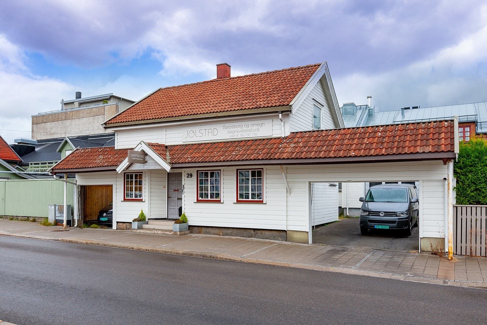 Sett fra kirkegata Galleribilde