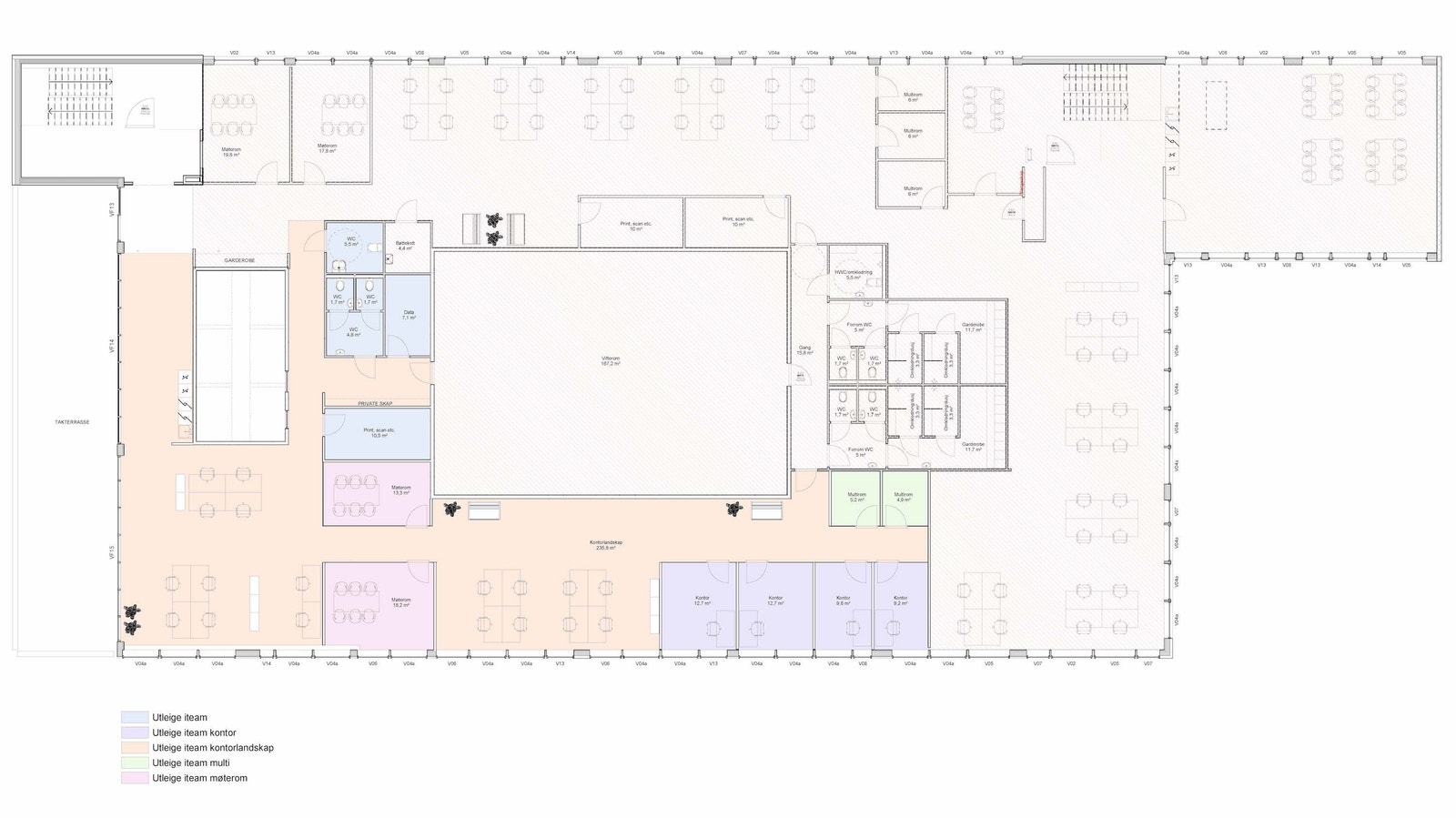 Utkast til arealutnytting. Galleribilde