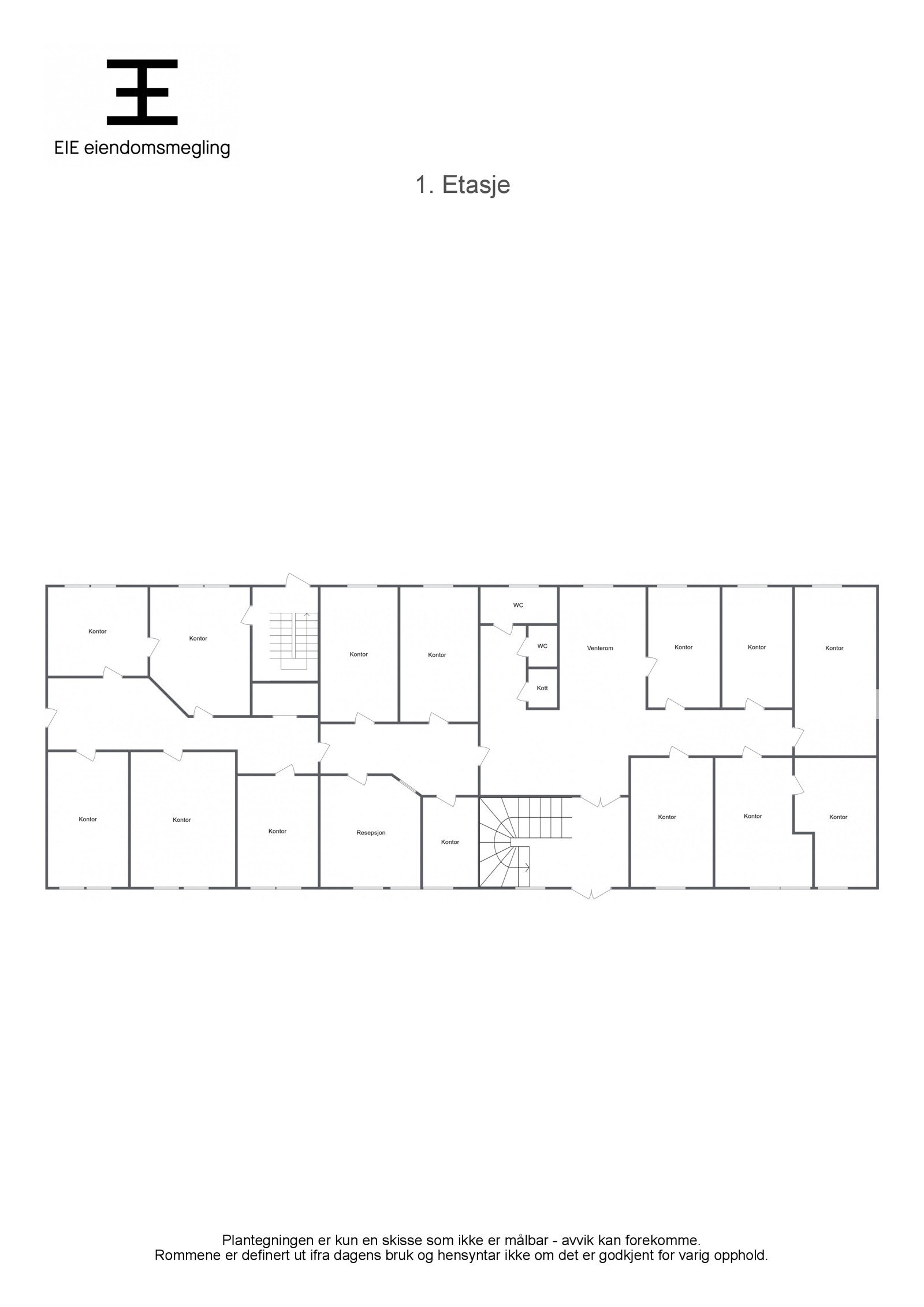 Plantegning Galleribilde