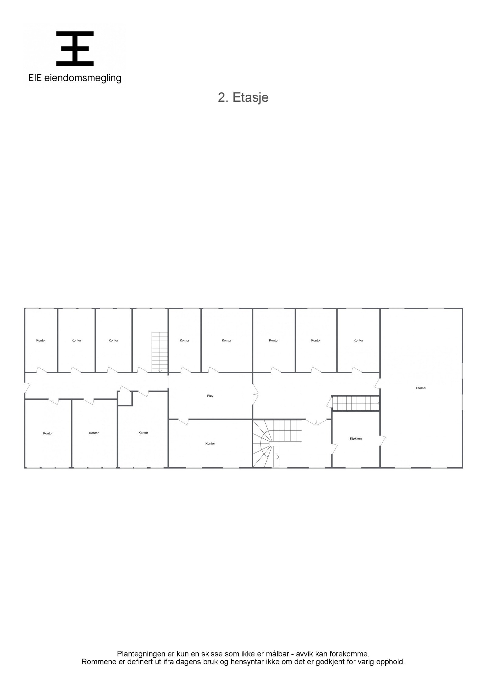 Plantegning Galleribilde