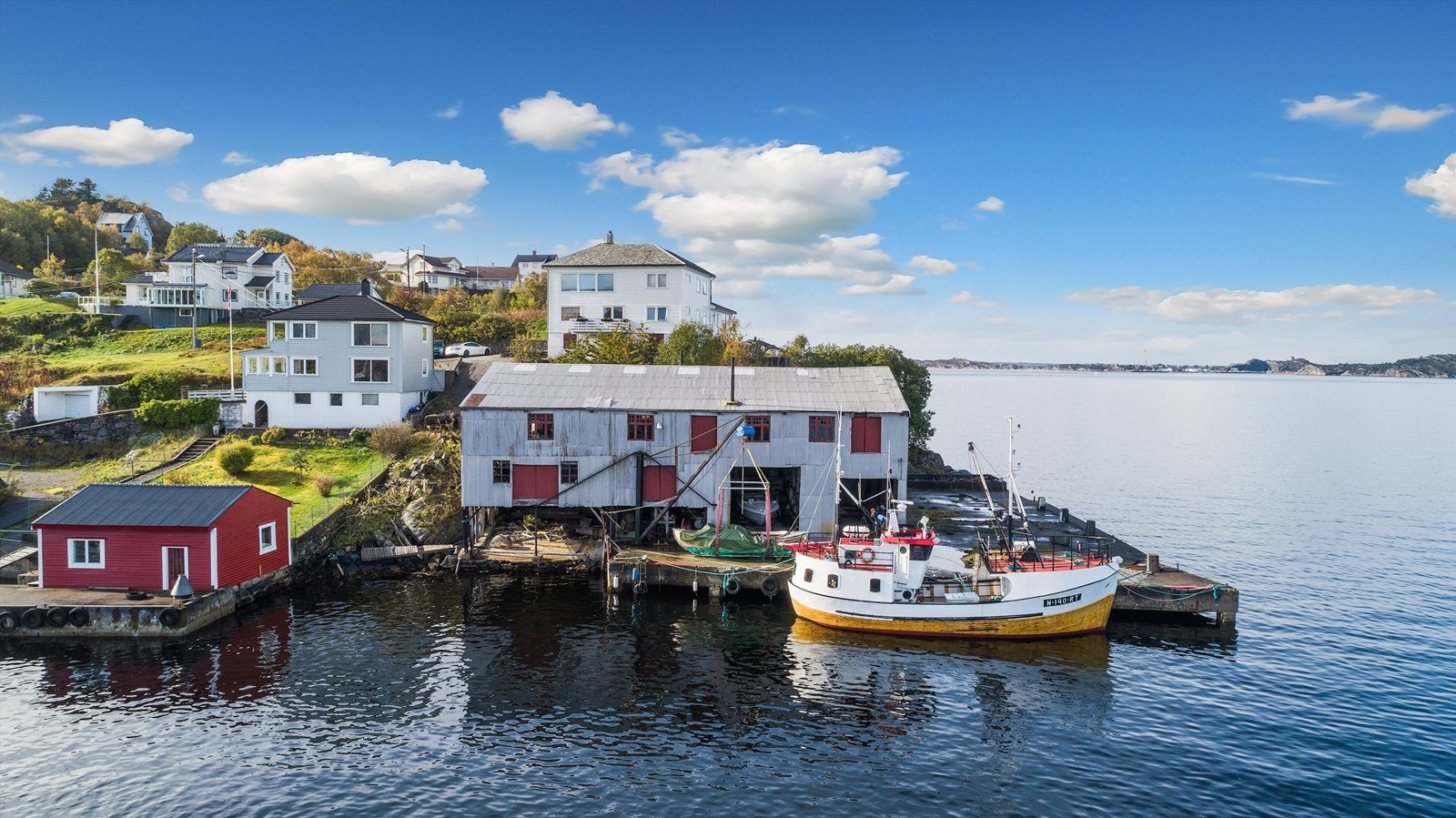 Ideell kaifront for større fartøy. Galleribilde