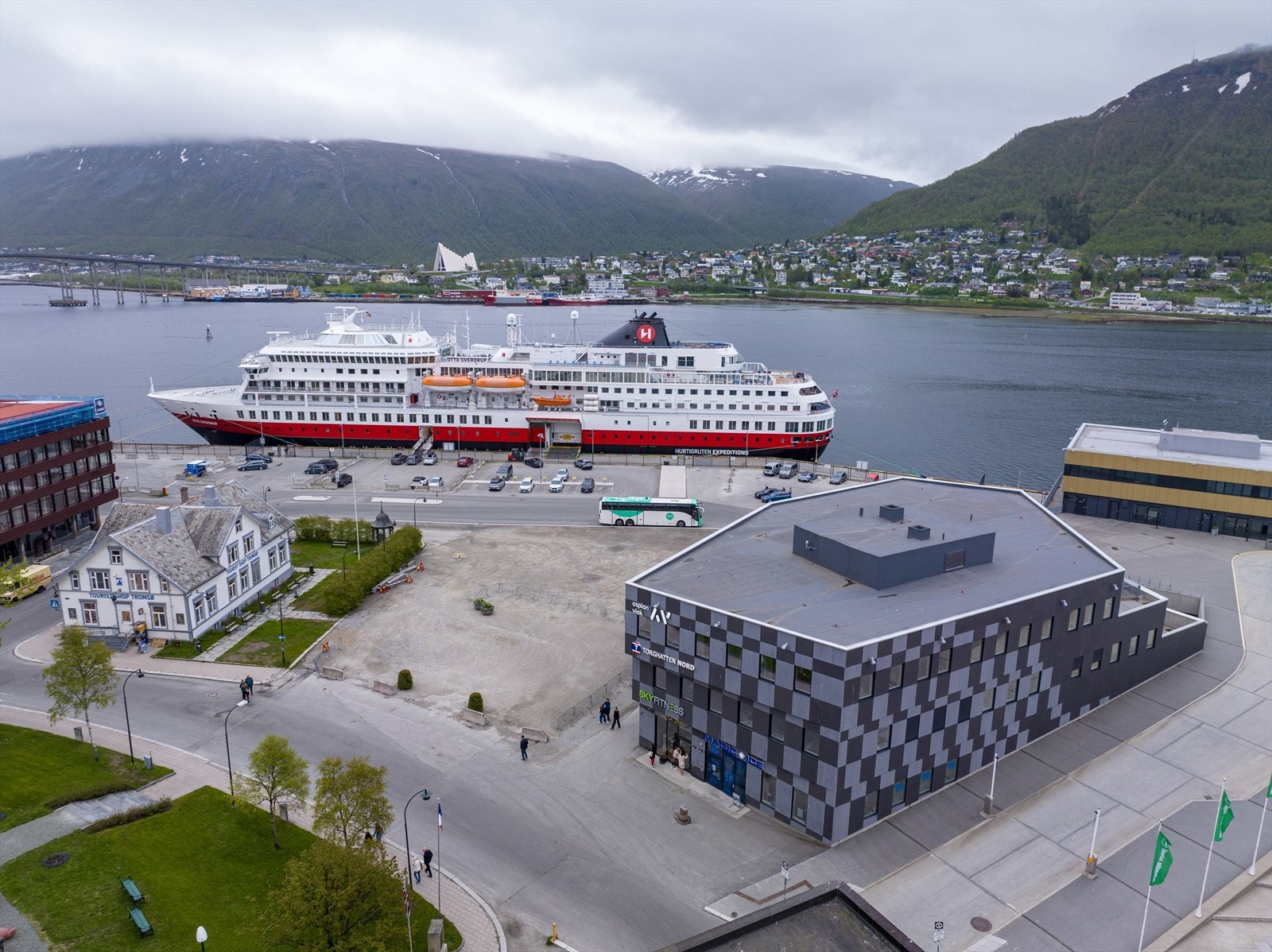 God utsikt, i toppetasjen ved Kirkegata 4. Galleribilde