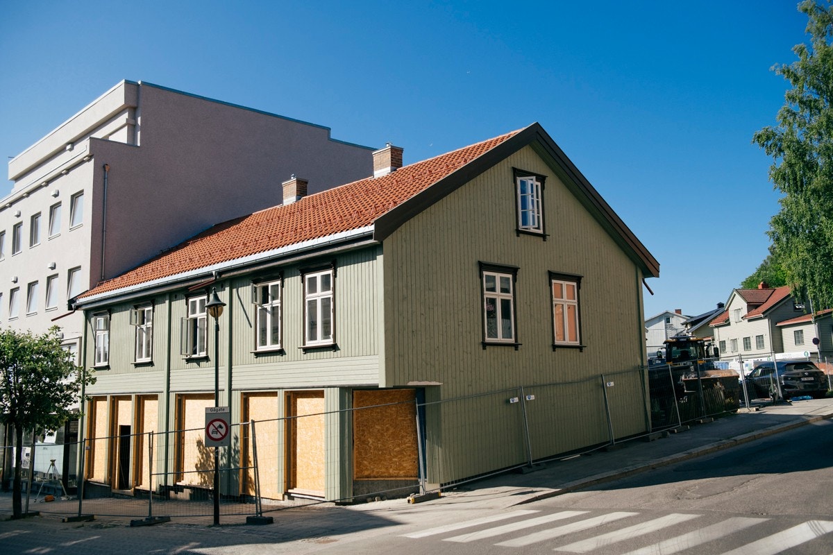 UTLEID - To lokaler på hhv 56 og 72,5 m2 i trebygget Galleribilde
