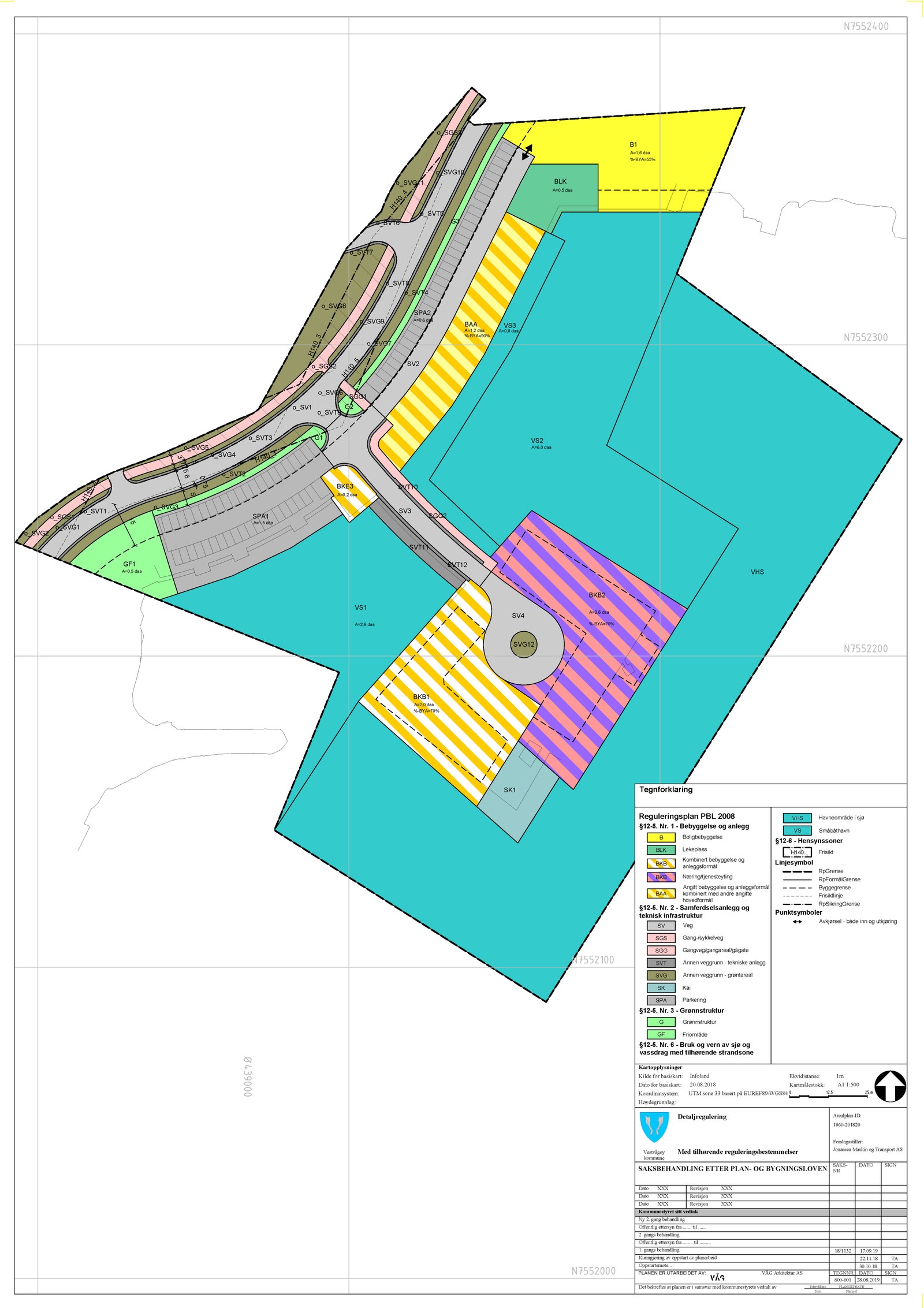 Plankart som viser Hotelltomten BKB2 Galleribilde