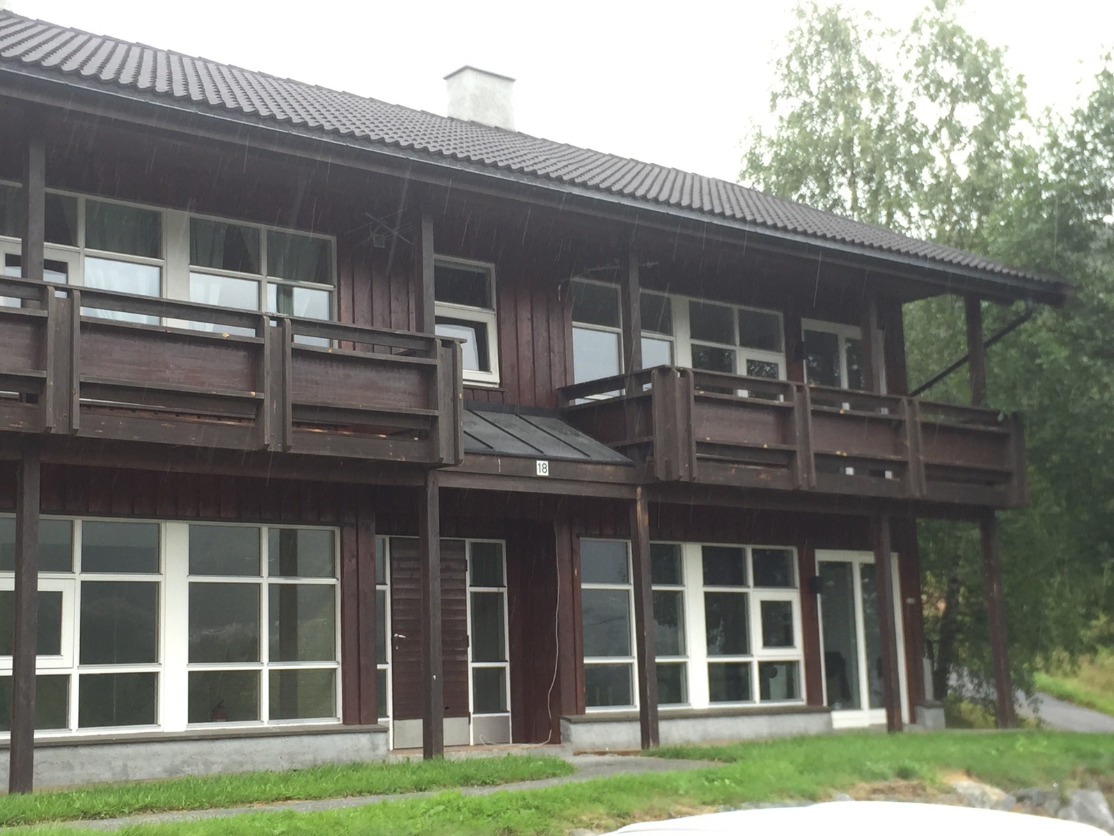 Nossvegen 18 C ligger øverst til høyre på bildet Galleribilde