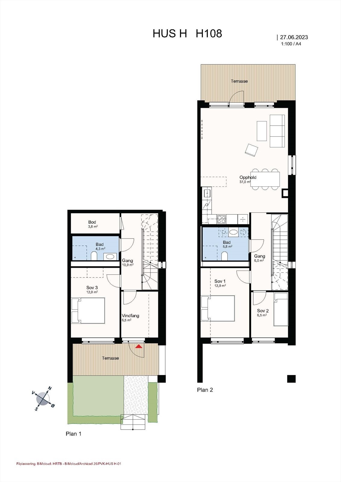 Plantegning Galleribilde