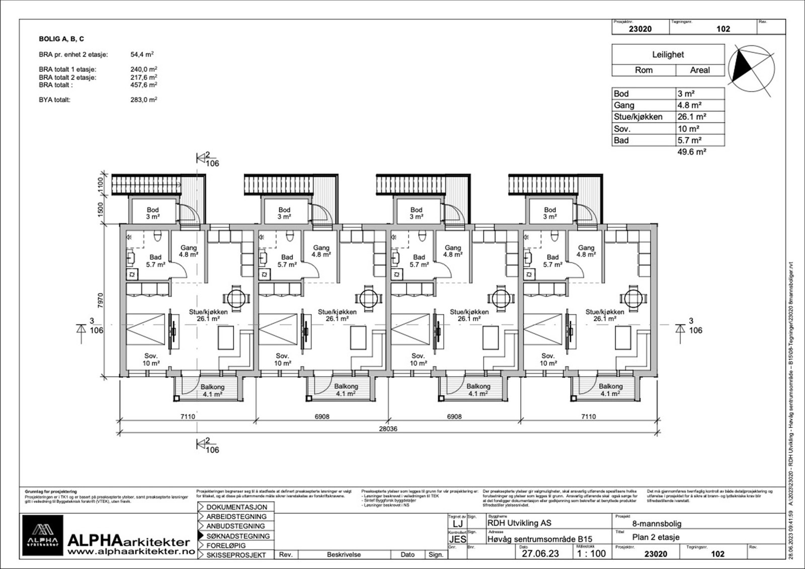 Plan 2 etg. Galleribilde