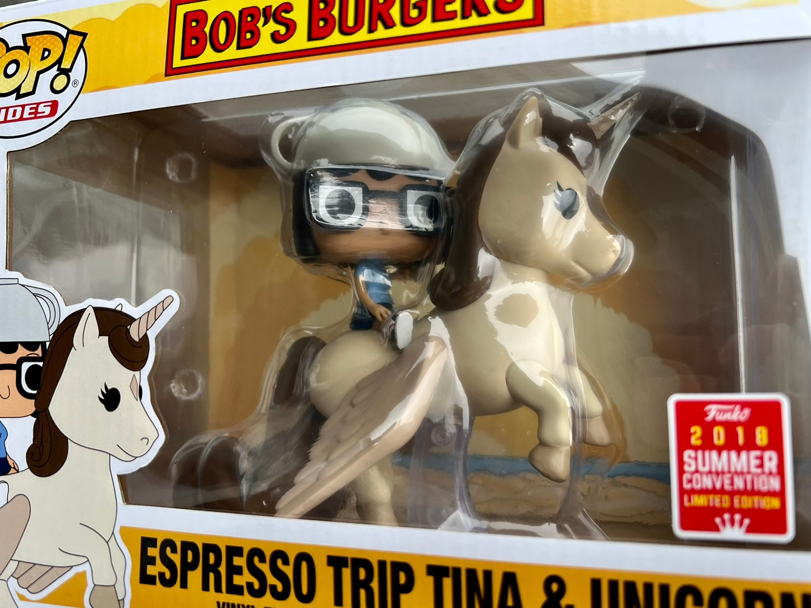 Bob's burgers espresso trip tina & unicorn Funko 2024 POP