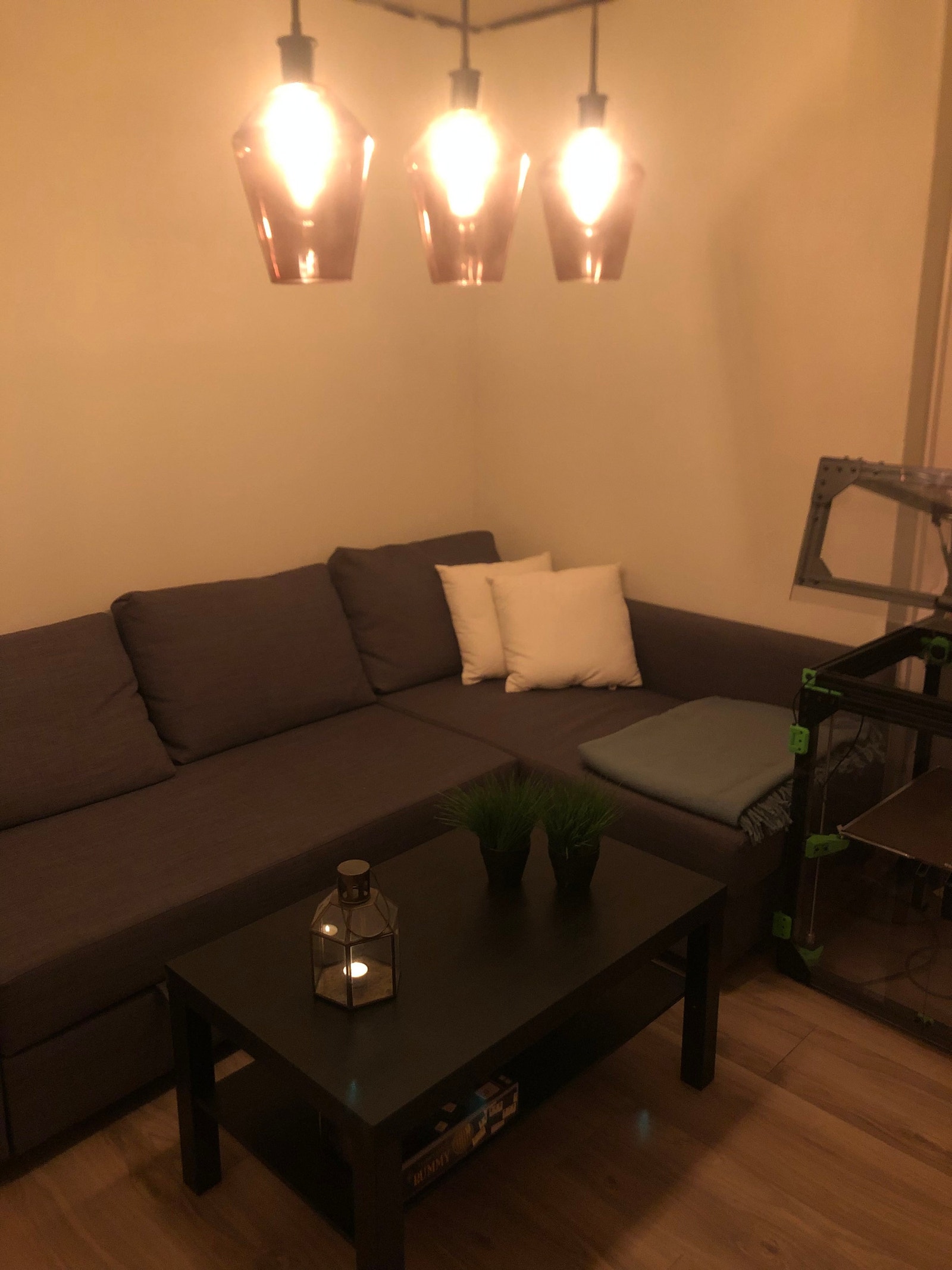 Stua, med varmekabler i gulvet Galleribilde