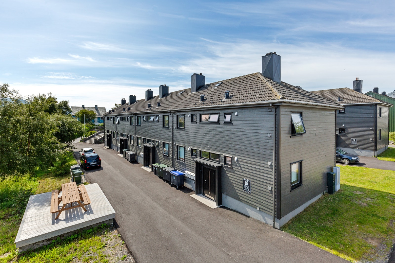 Hyggelig uteplass Galleribilde