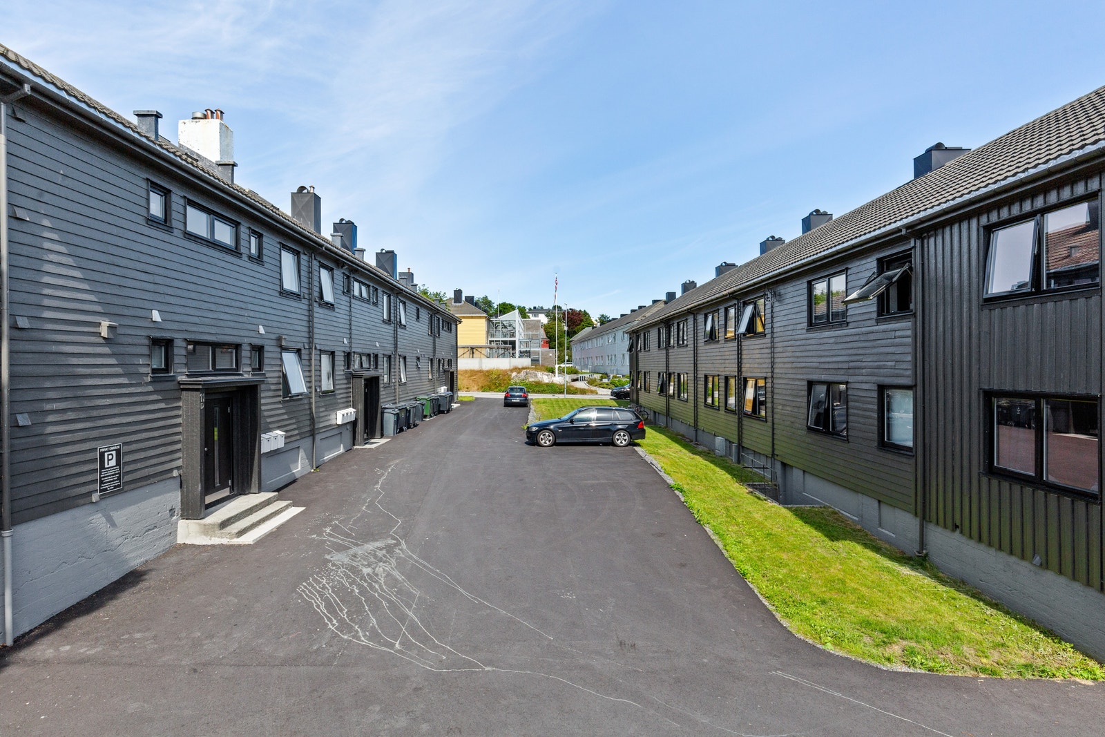 Hyggelig uteplass Galleribilde