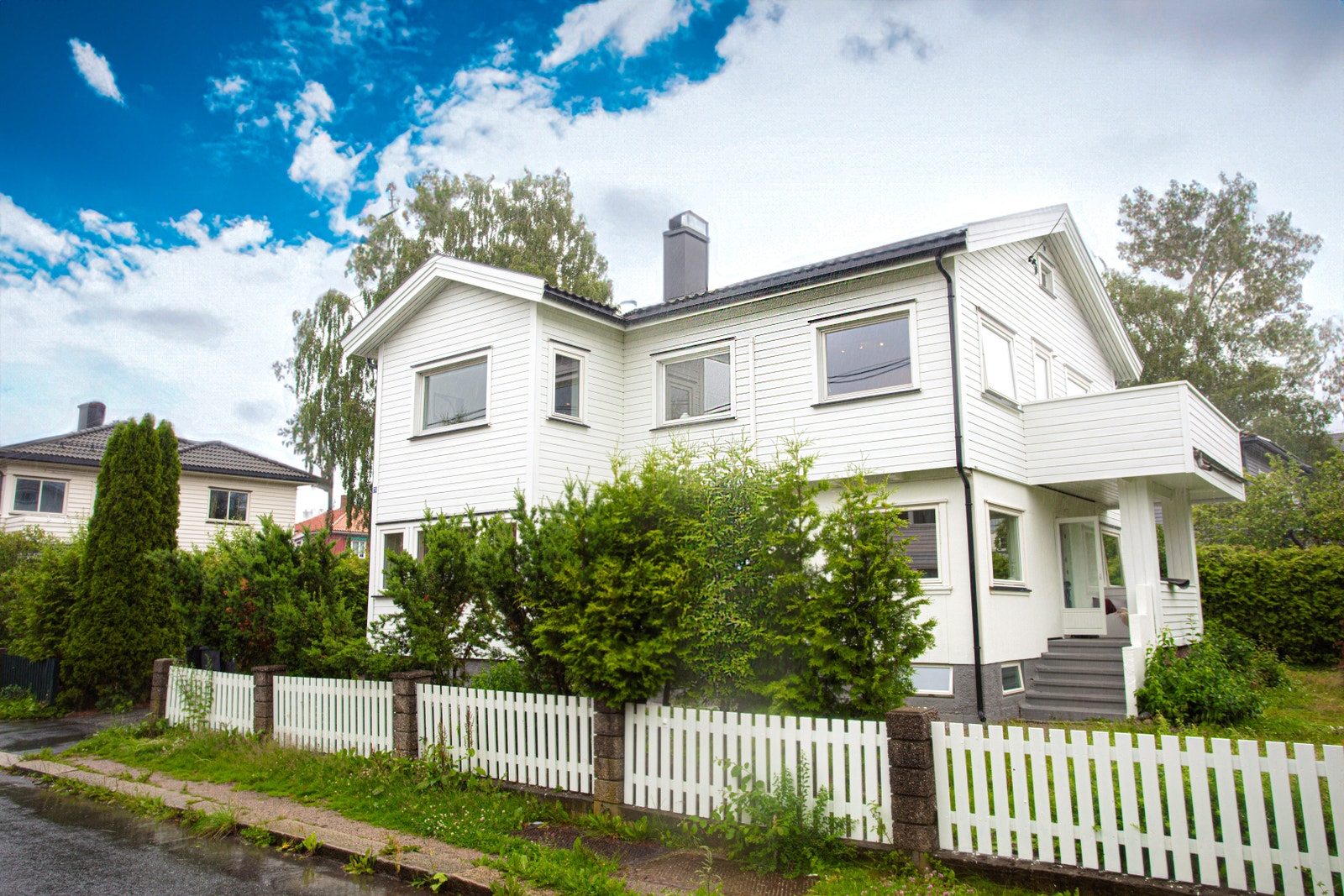 Boligen ligger i et flott område i Fredrikstad. Galleribilde