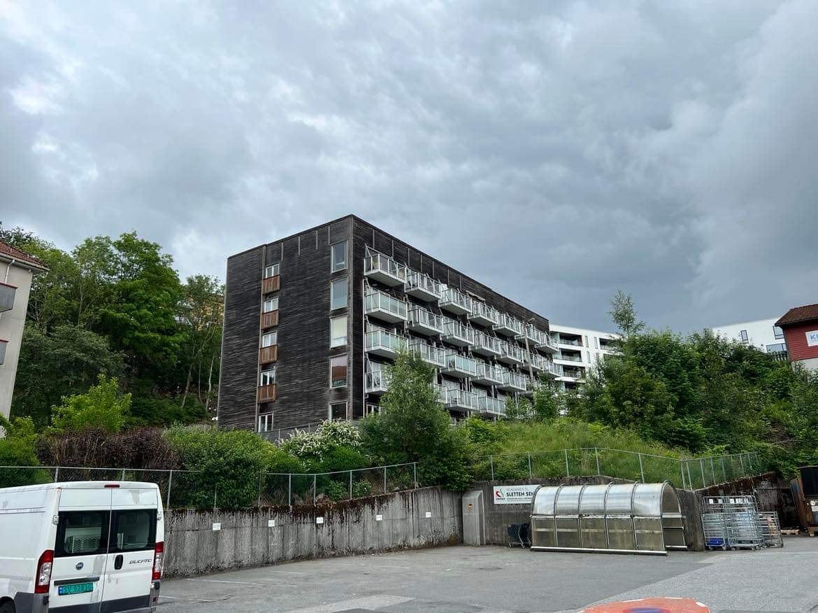 Oversiktsbilde - sett fra Sletten senter Galleribilde