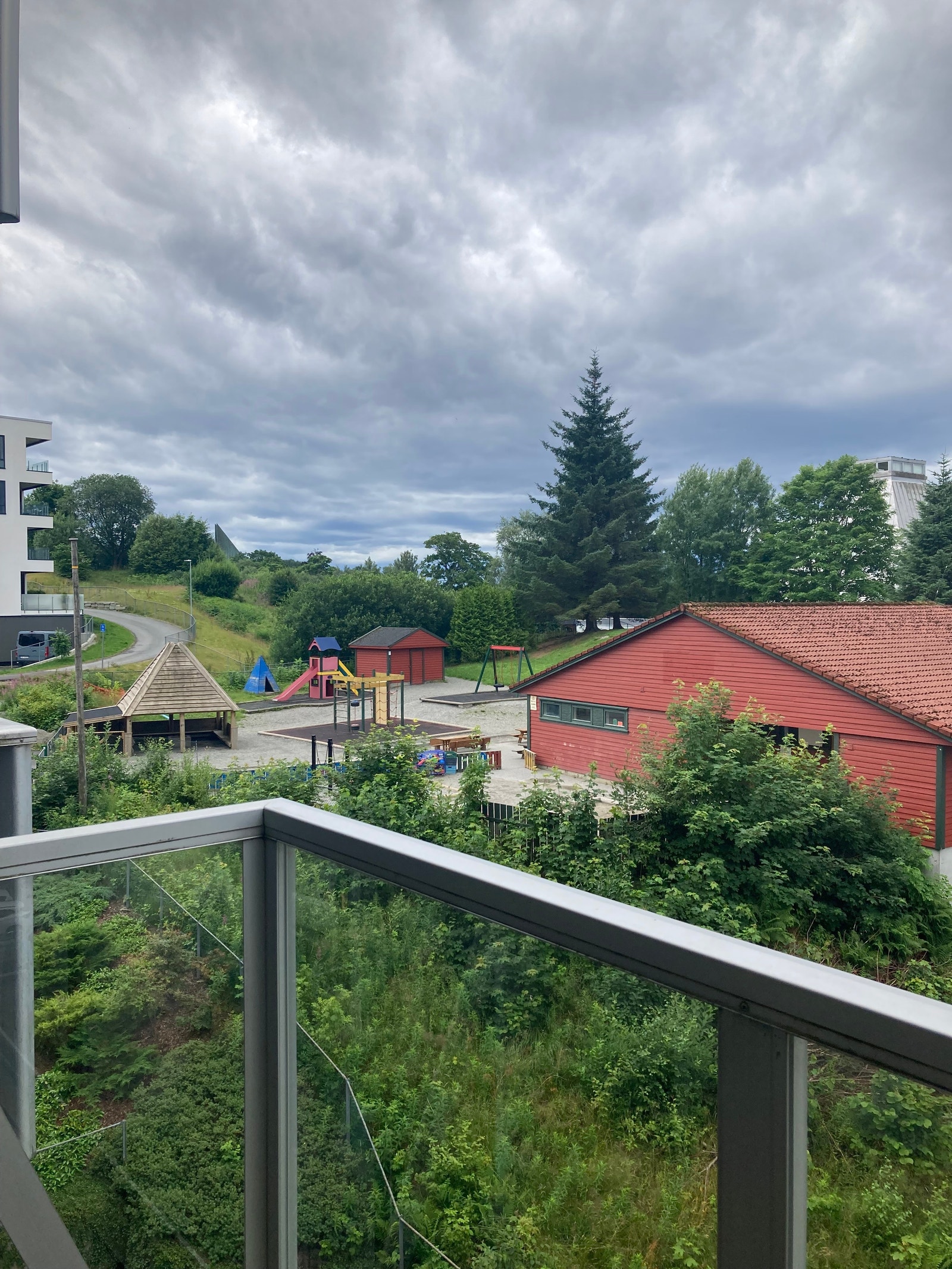 Utsikt fra terrassen Galleribilde