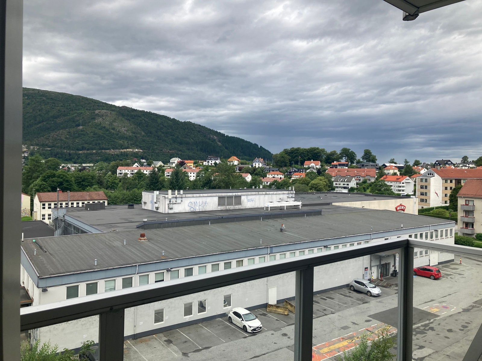 Utsikt fra terrassen - Sletten senter Galleribilde